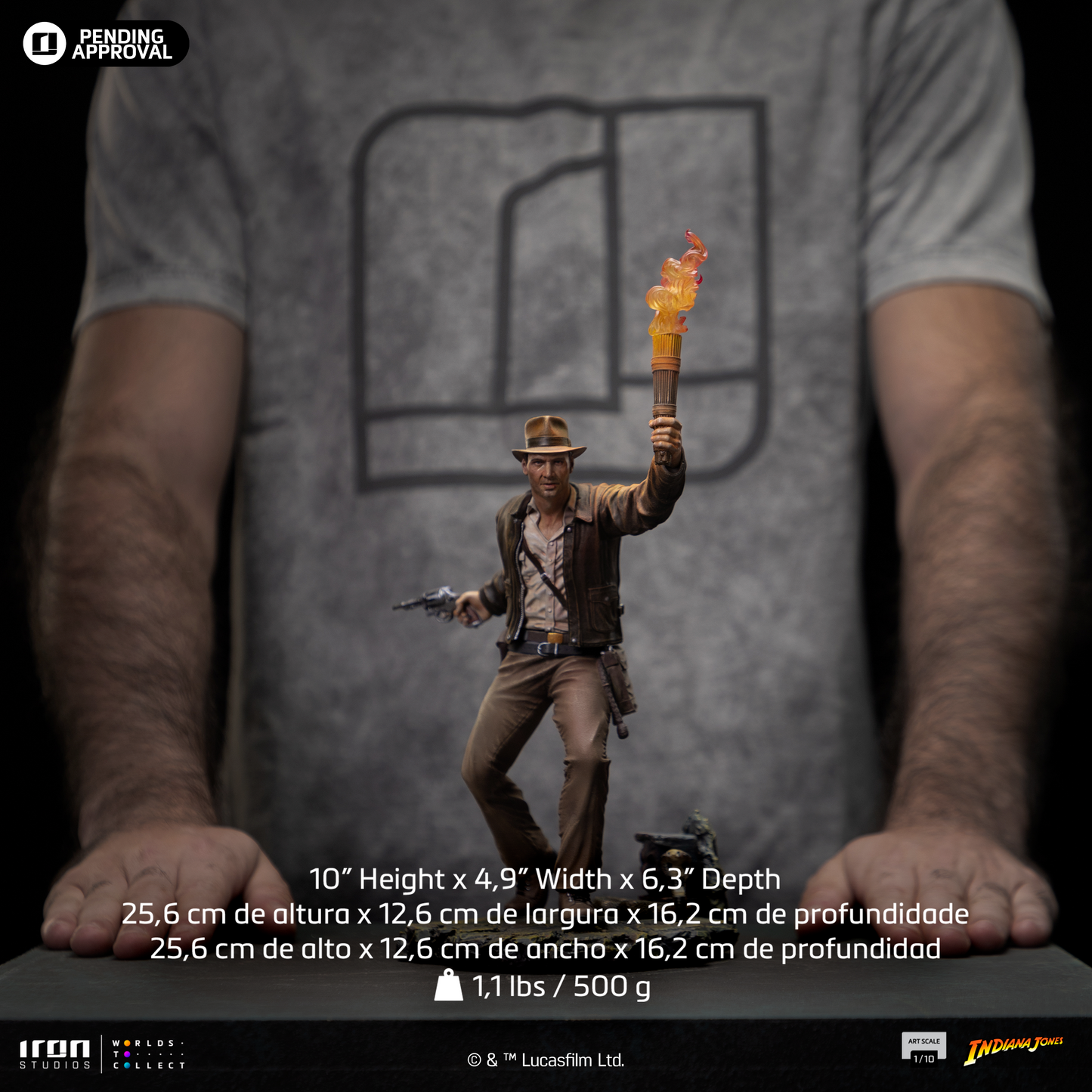 Indiana Jones 1/10 Scale Statue
