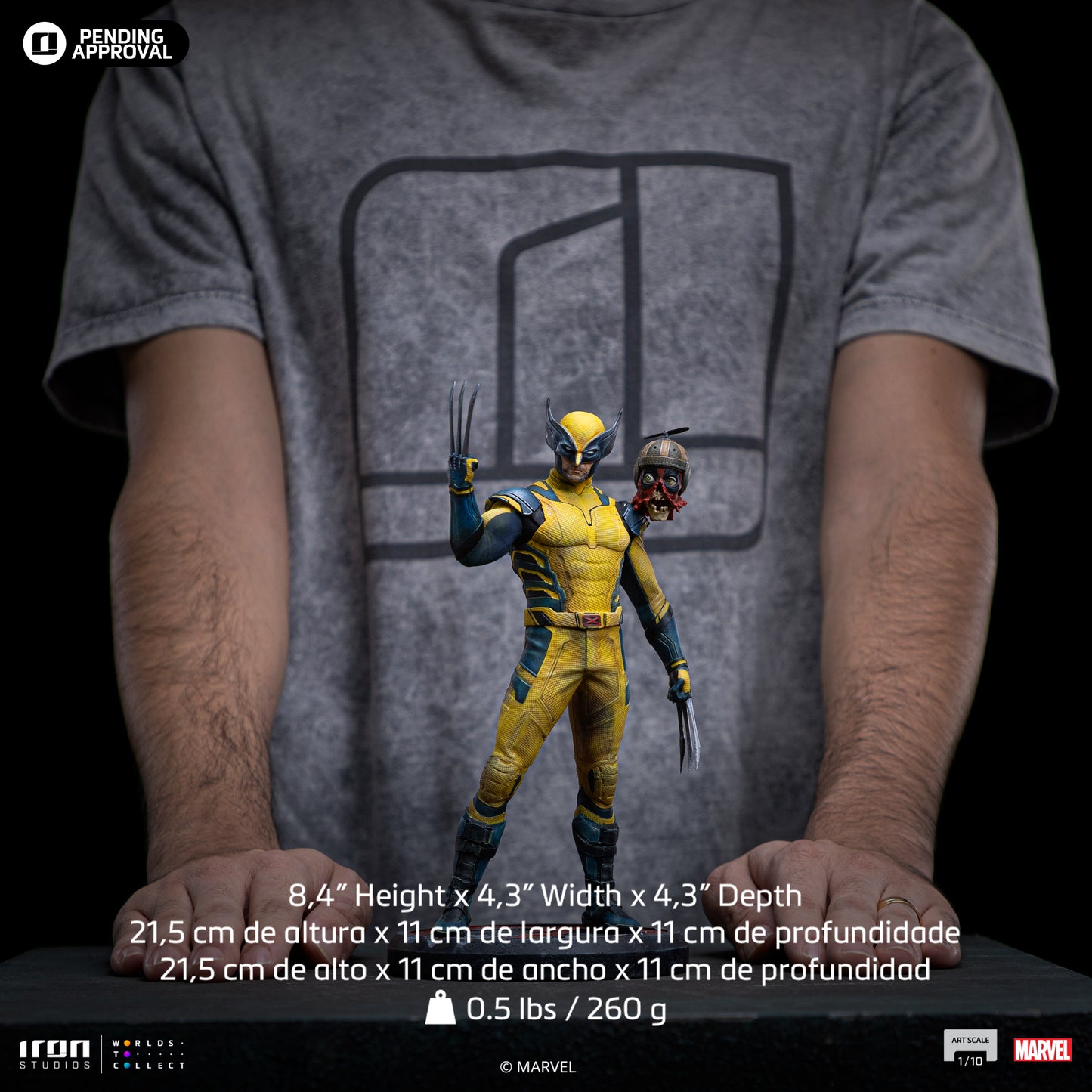 Wolverine Deadpool & Wolverine Movie 1/10 Scale Statue