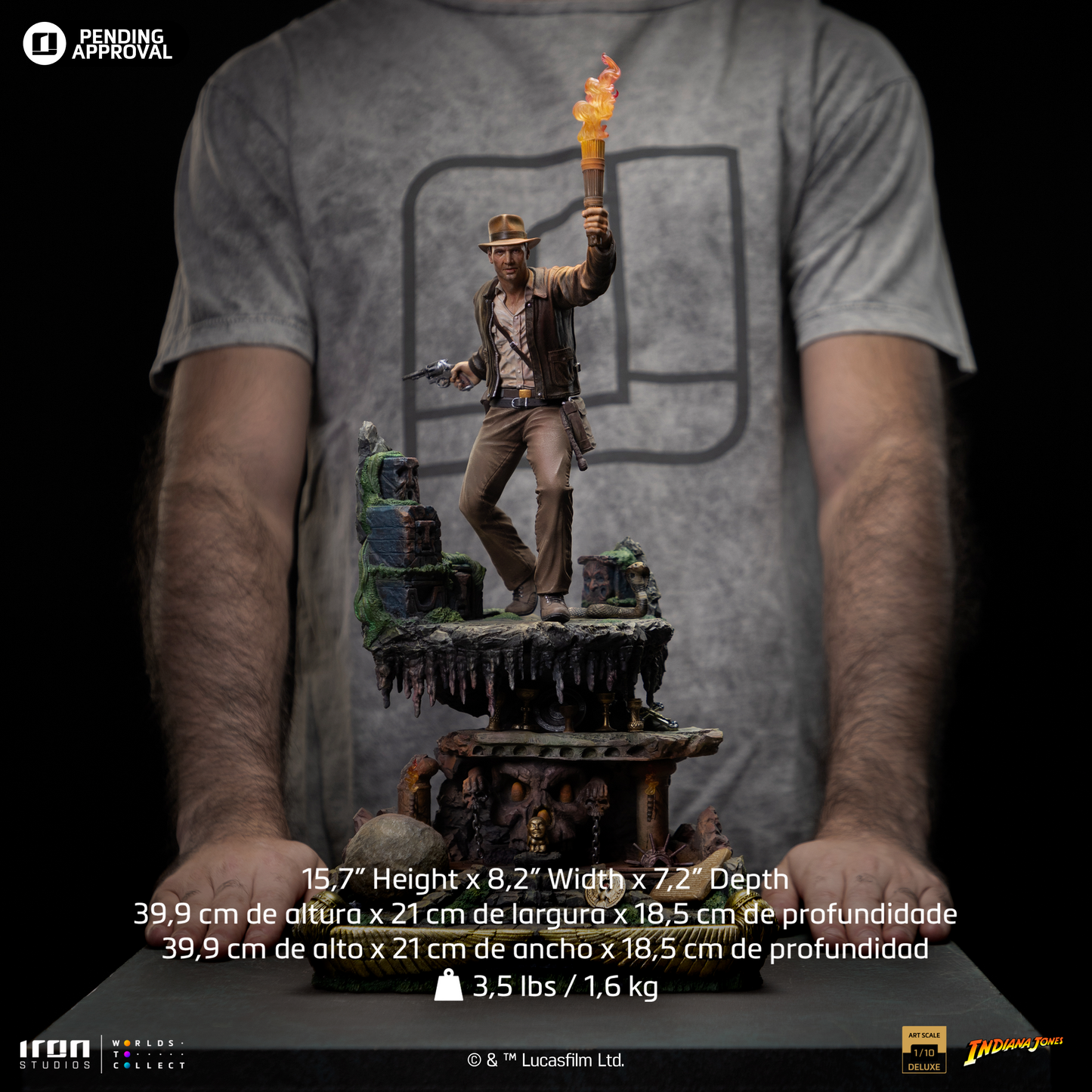 Indiana Jones Deluxe 1/10 Scale Statue Pre-order