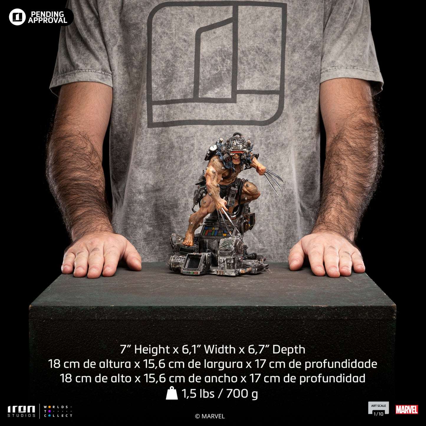 Weapon X Wolverine 50th Anniversary 1/10 Scale Statue