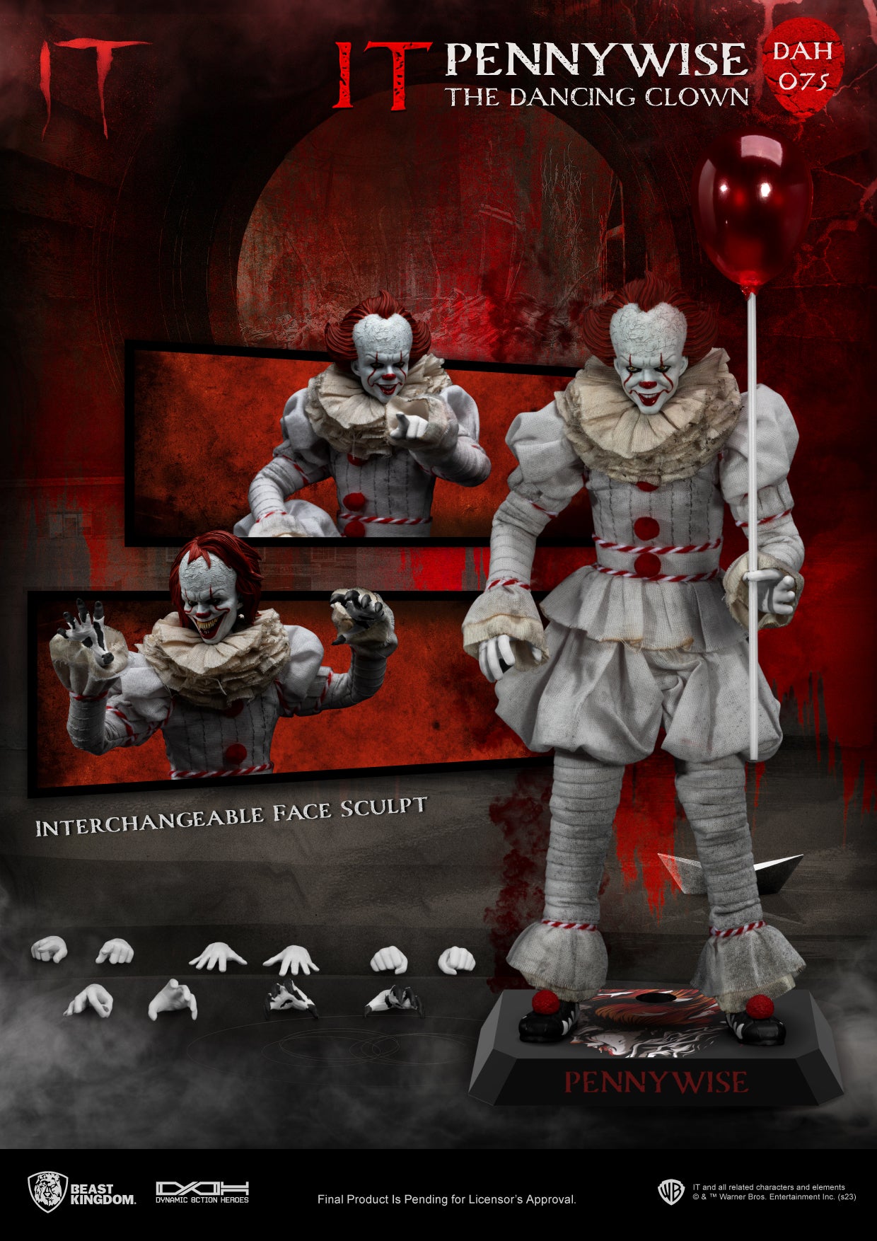 Pennywise IT Dynamic 8-action Action Figure Pre-order