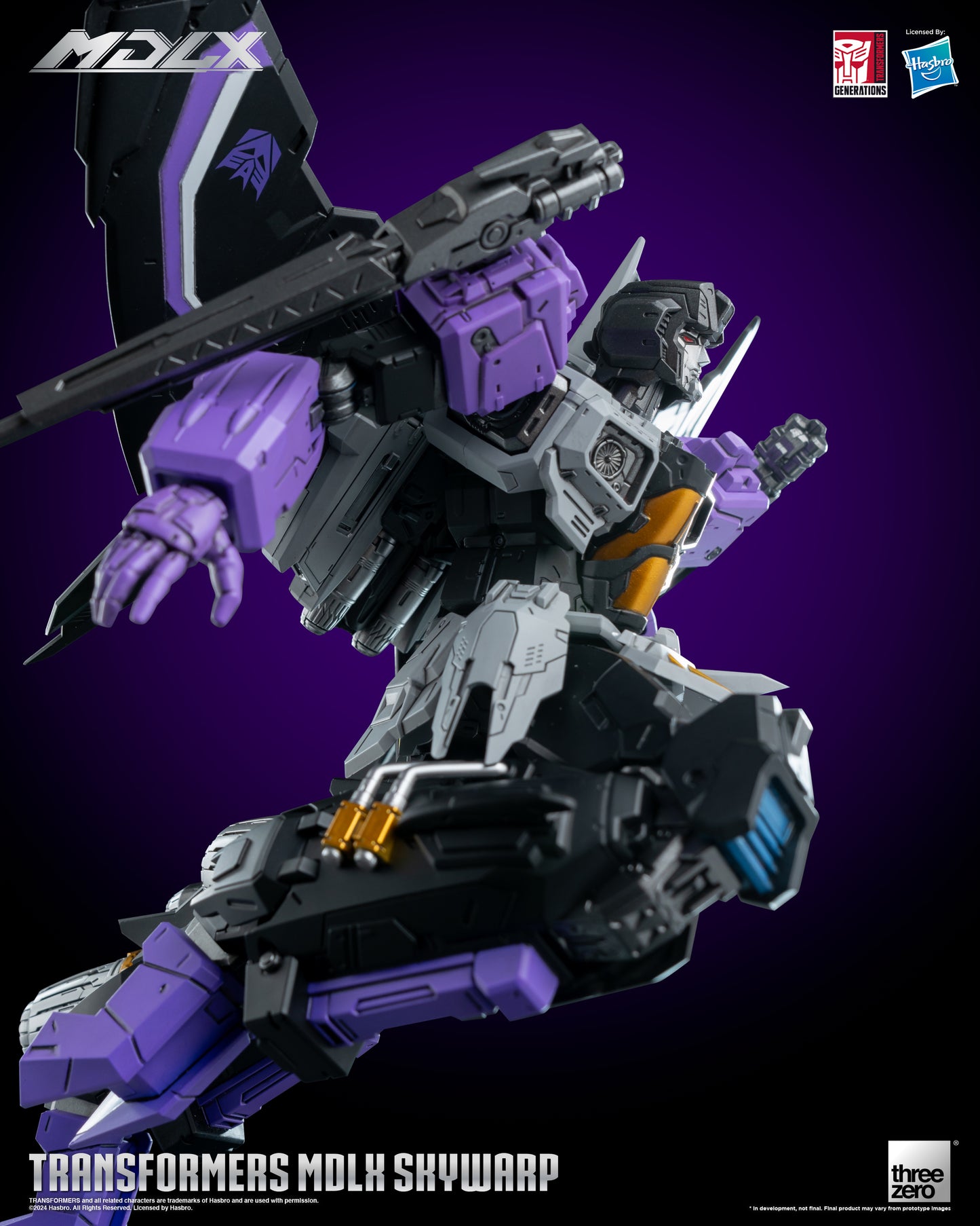 Skywarp Transformers MDLX Action Figure