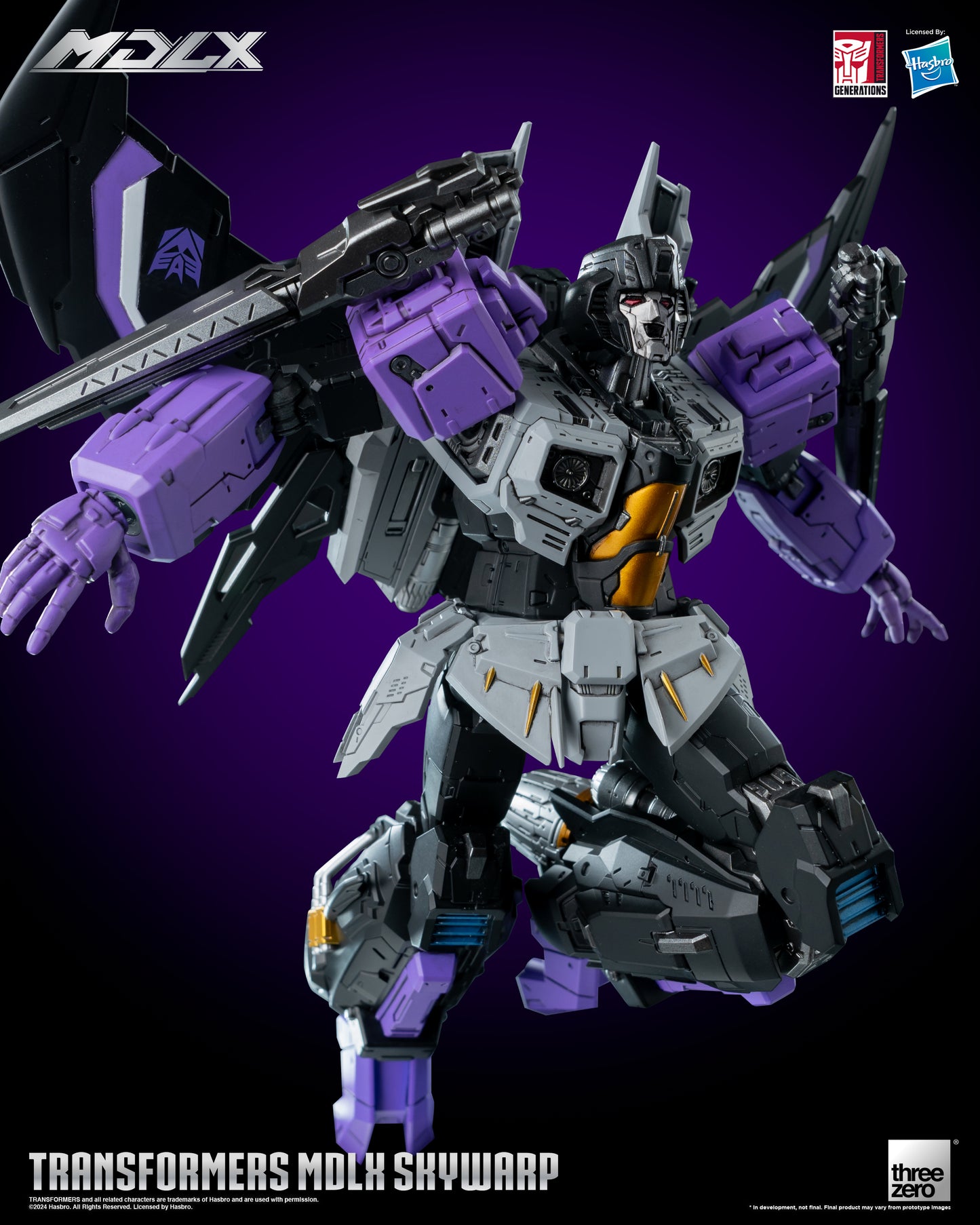 Skywarp Transformers MDLX Action Figure