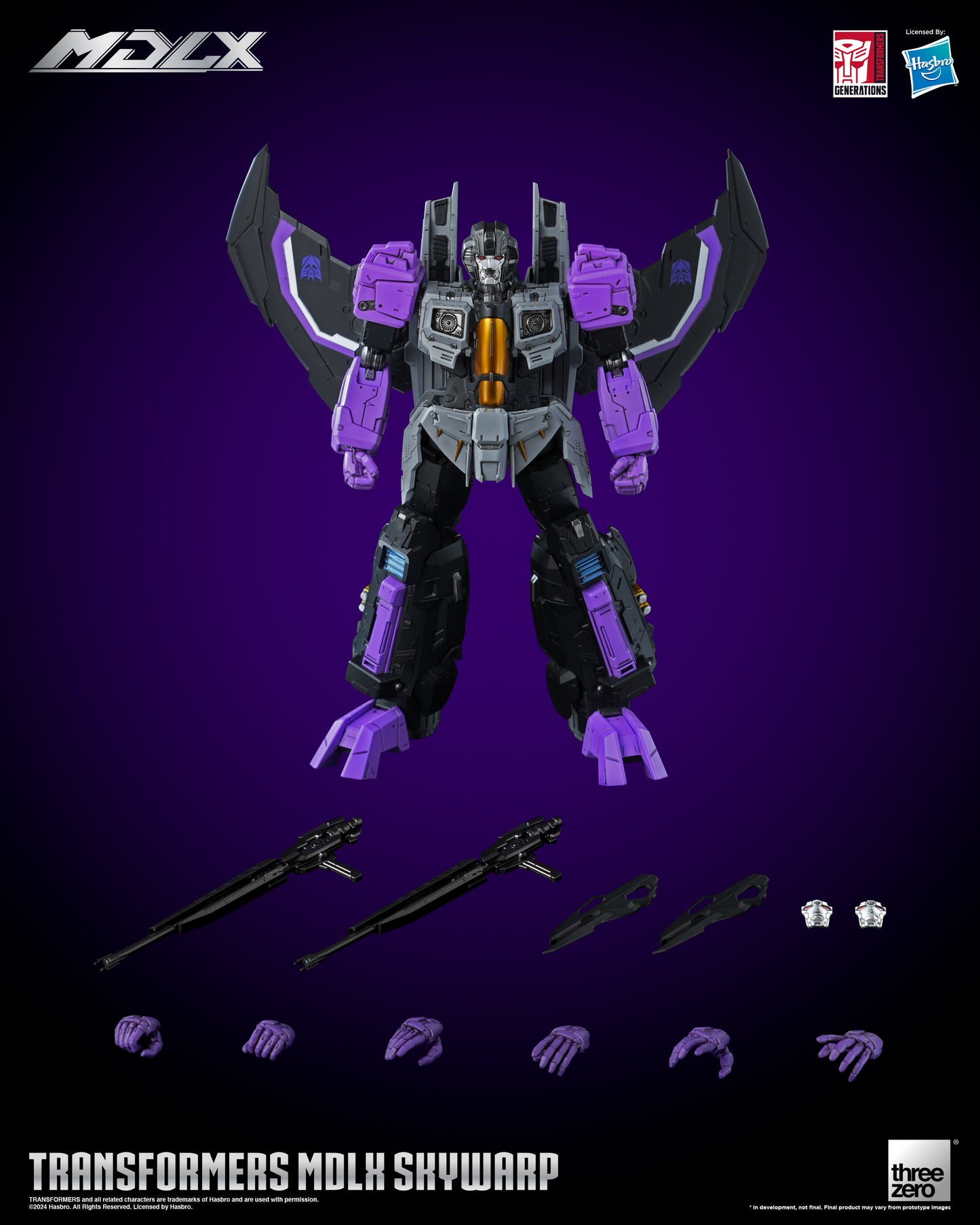 Skywarp Transformers MDLX Action Figure