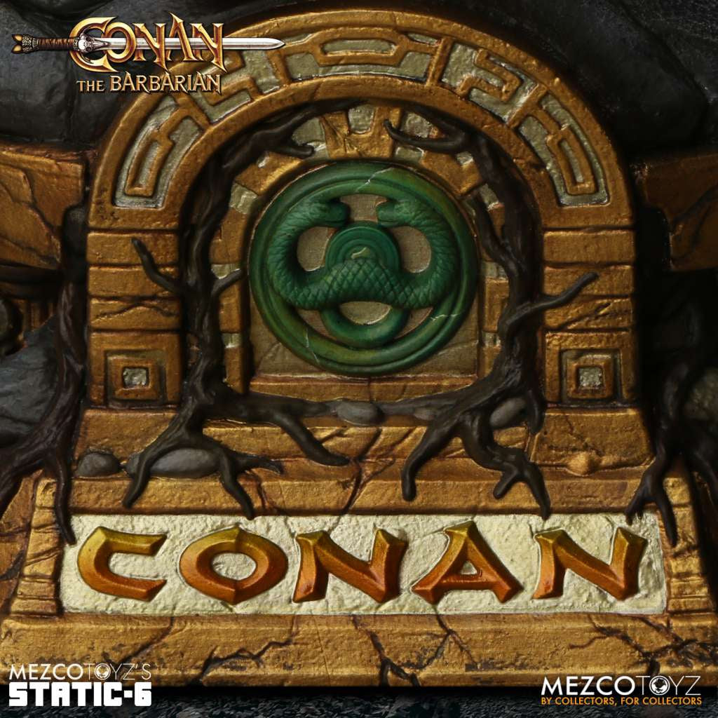 Conan The Barbarian Conan and Valeria Static-6 Mezco 1/6 Scale Statue Pre-order