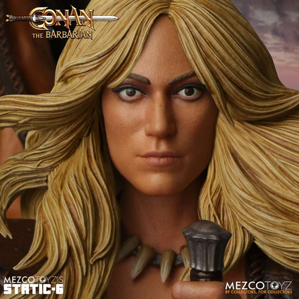 Conan The Barbarian Conan and Valeria Static-6 Mezco 1/6 Scale Statue Pre-order