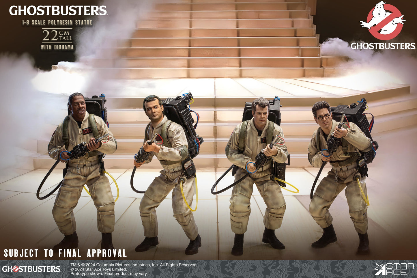 Peter Venkman and Winston Zeddemore Set Ghostbusters 1/8 Scale Statue