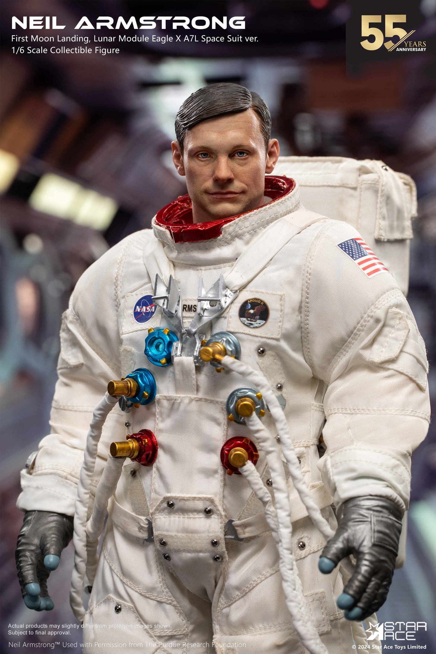 Neil Armstrong Deluxe 55th Anniversary Apollo 11 1/6 Scale Action Figure
