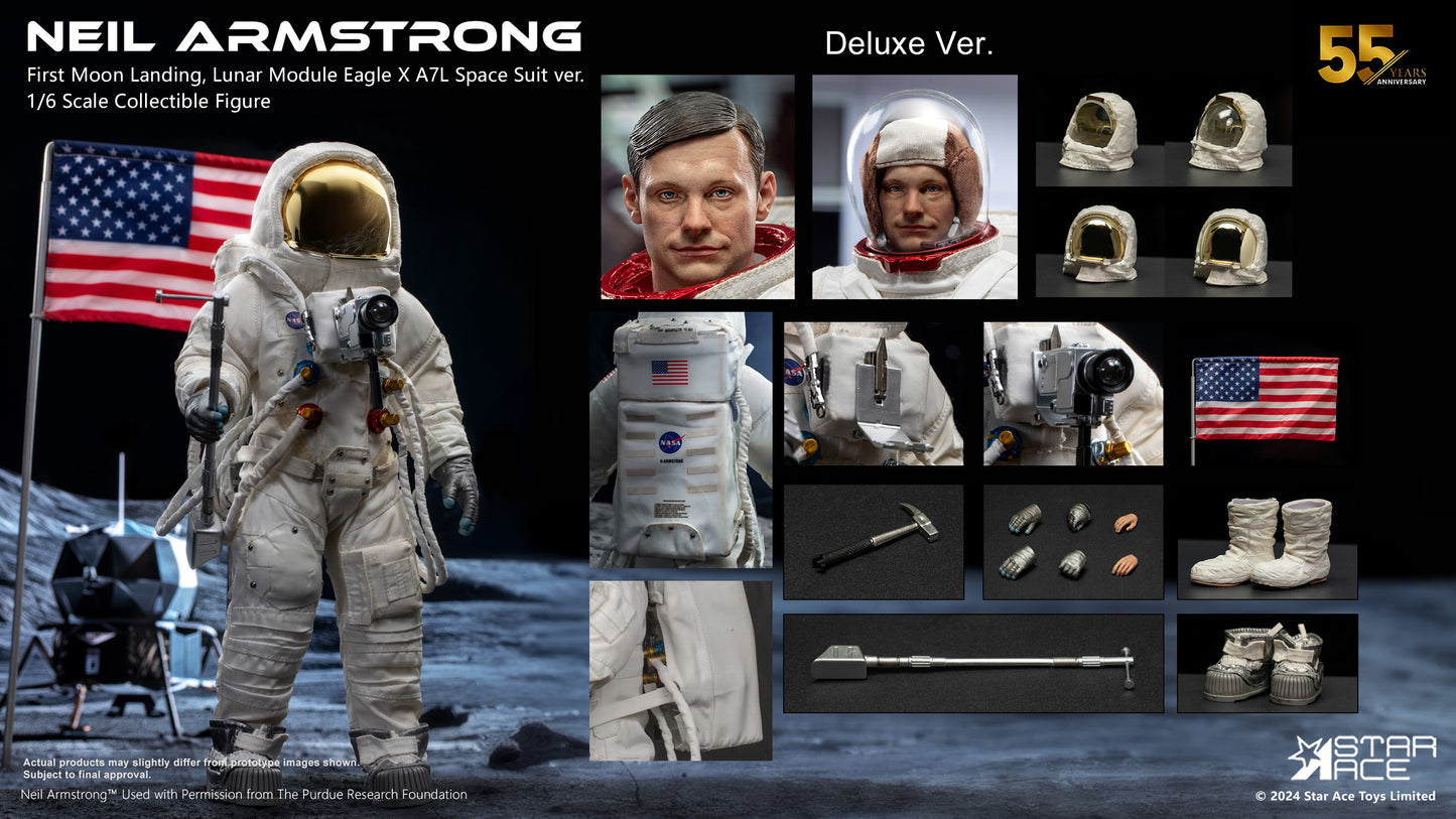 Neil Armstrong Deluxe 55th Anniversary Apollo 11 1/6 Scale Action Figure