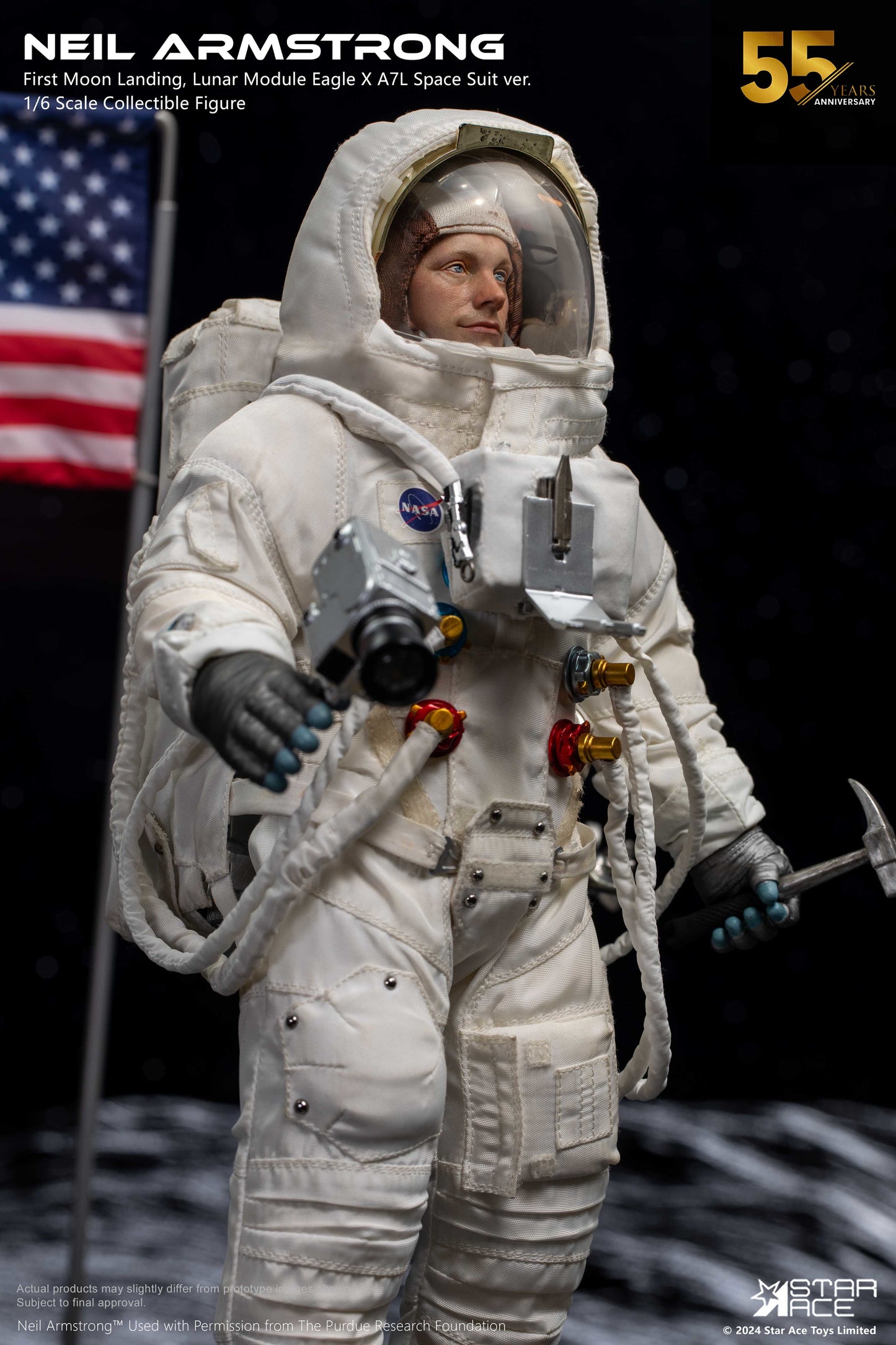 Neil Armstrong Deluxe 55th Anniversary Apollo 11 1/6 Scale Action Figure