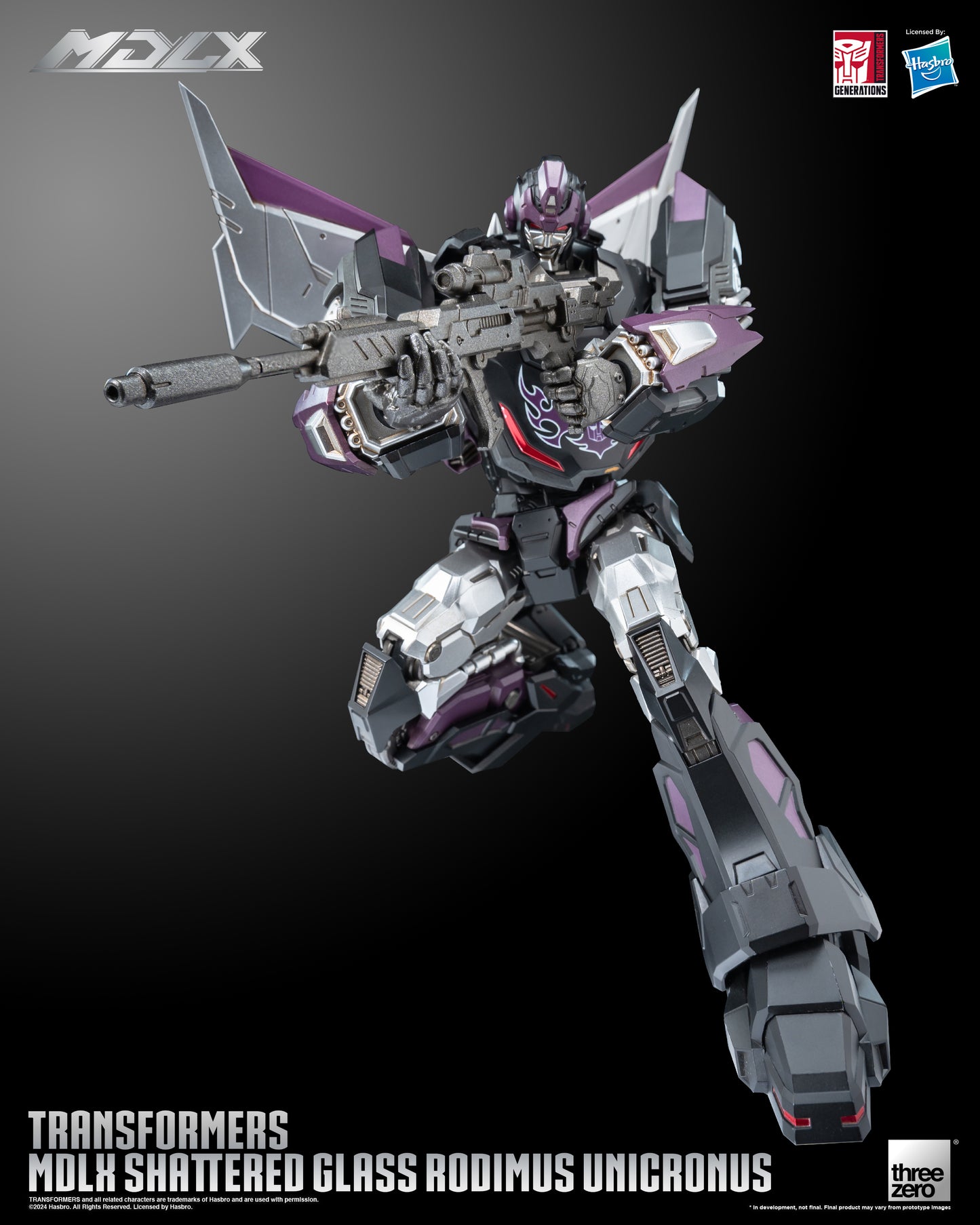 Rodimus Unicronus Transformers Shattered Glass MDLX Action Figure