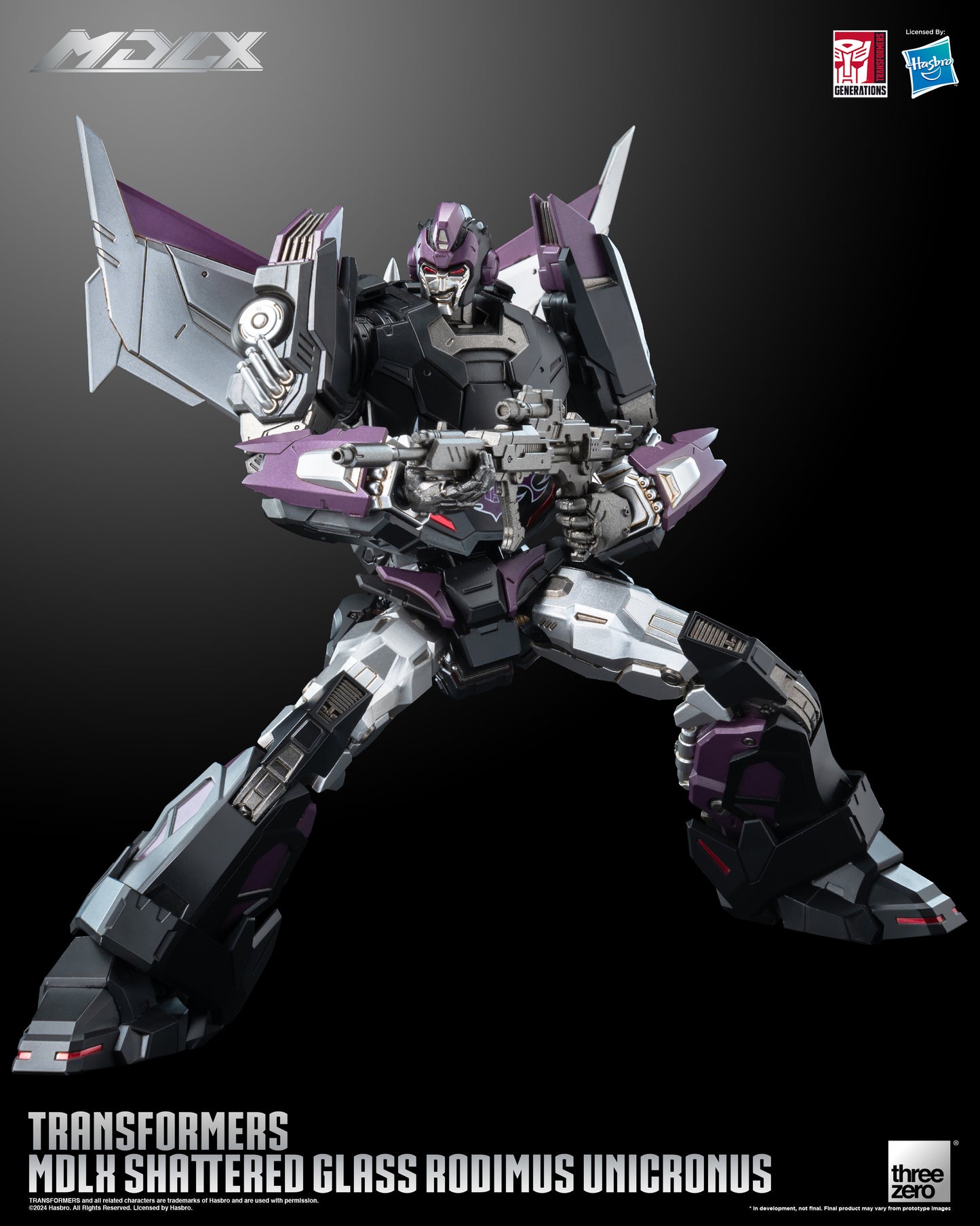 Rodimus Unicronus Transformers Shattered Glass MDLX Action Figure