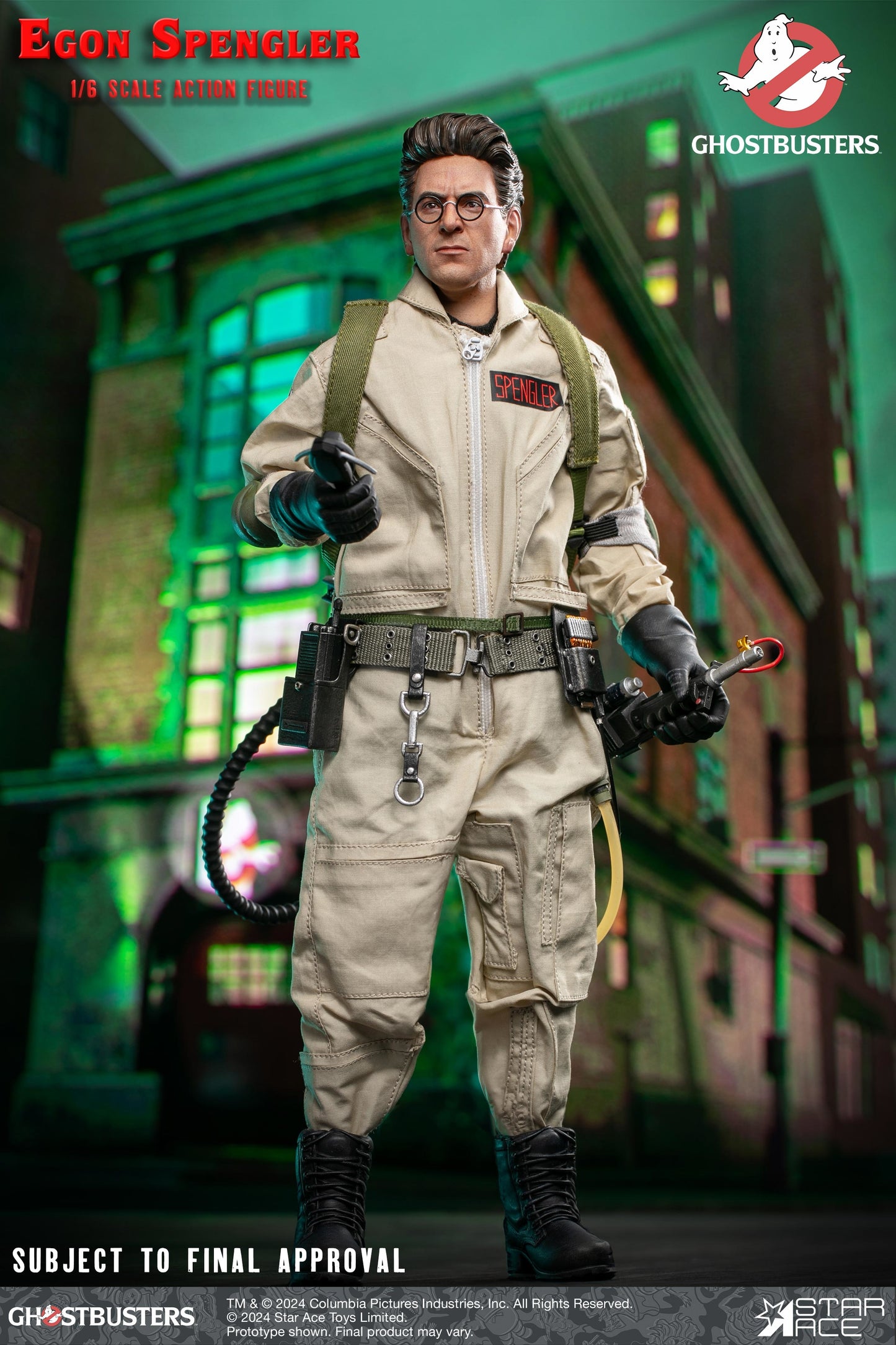 Egon Spengler Ghostbusters 1/6 Scale Action Figure