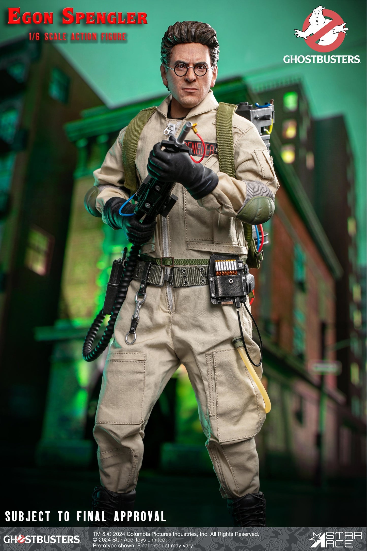 Egon Spengler Ghostbusters 1/6 Scale Action Figure