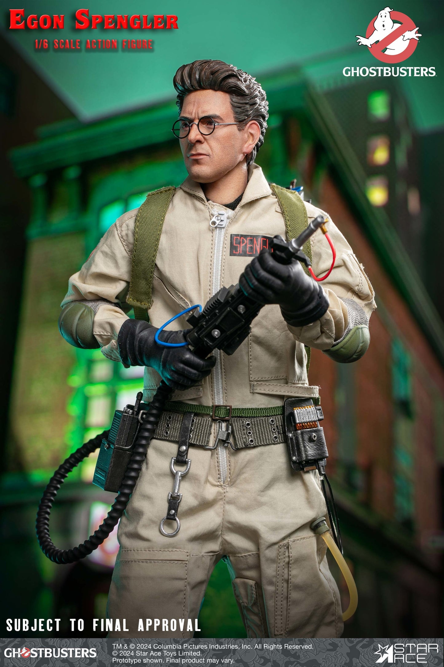 Egon Spengler Ghostbusters 1/6 Scale Action Figure