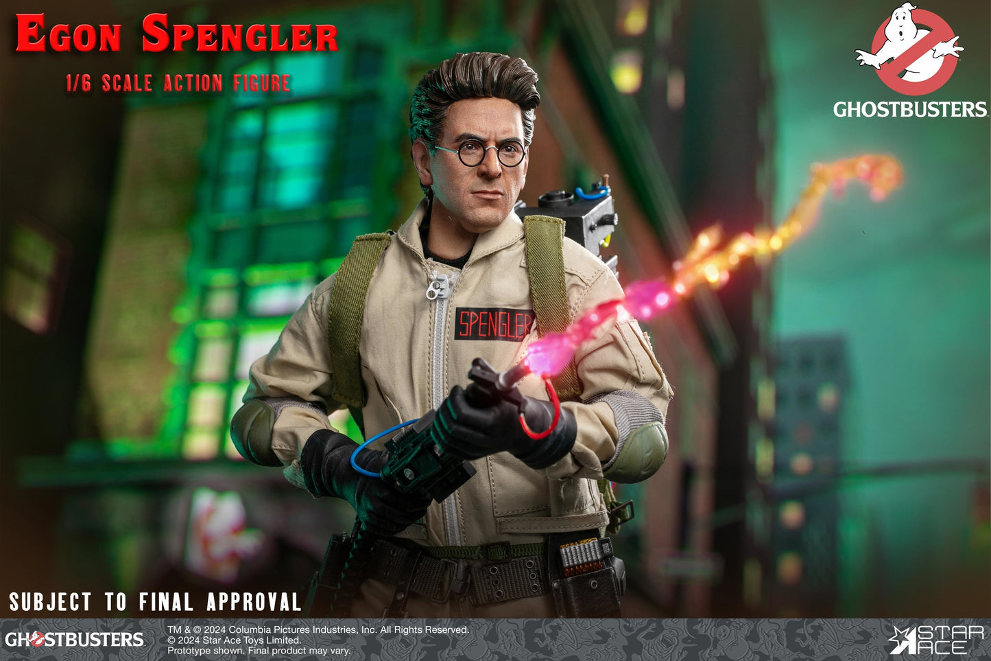 Egon Spengler Ghostbusters 1/6 Scale Action Figure