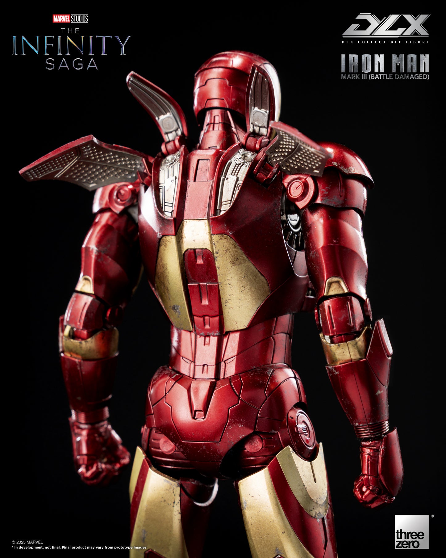 Iron Man Mark 3 Battle Damage Infinity Saga DLX Action Figure Pre-order