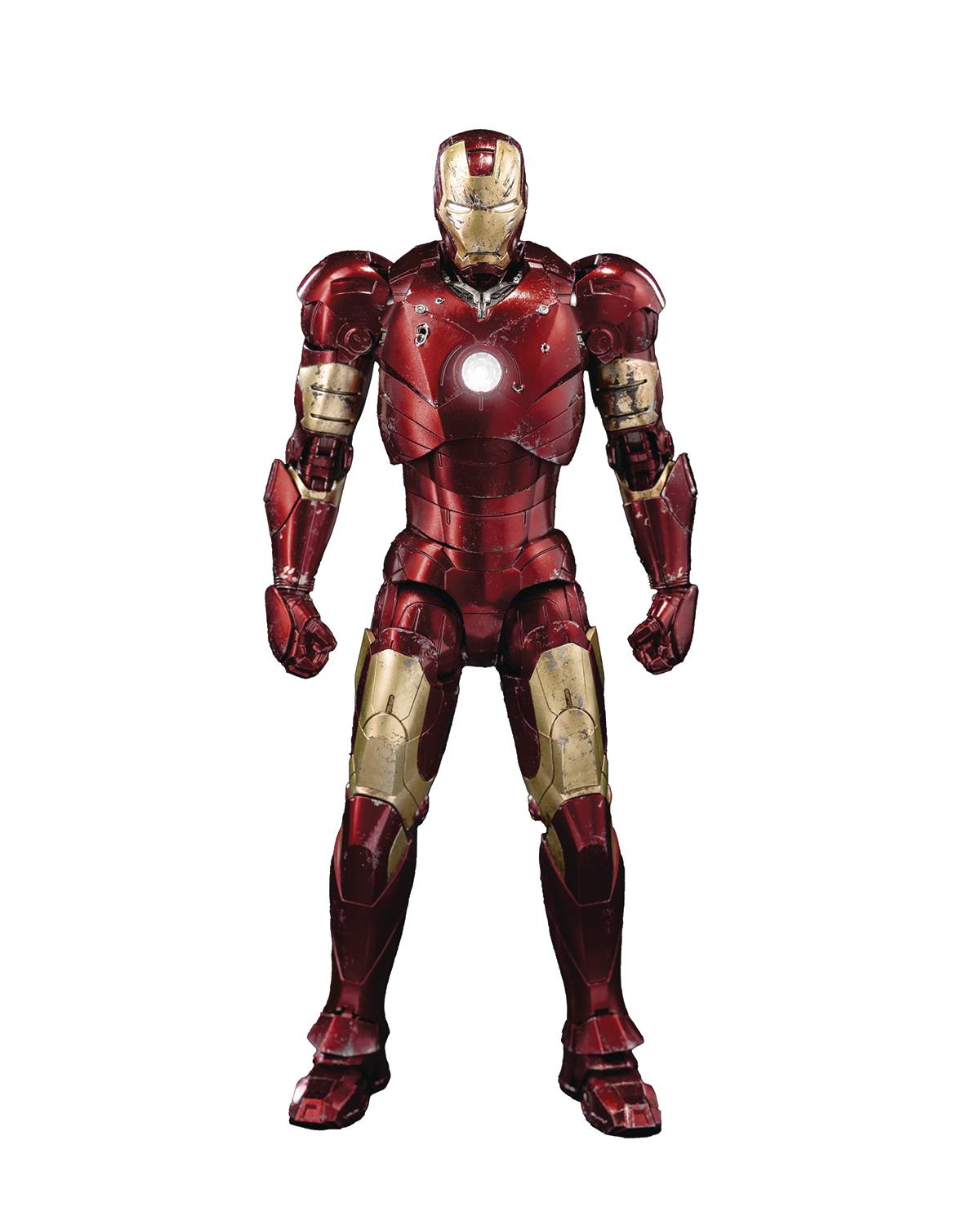 Iron Man Mark 3 Battle Damage Infinity Saga DLX Action Figure Pre-order