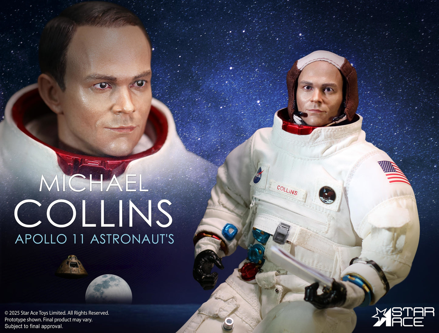 Col Michael Collins NASA Apollo 11 1/6 Scale Action Figure Pre-order