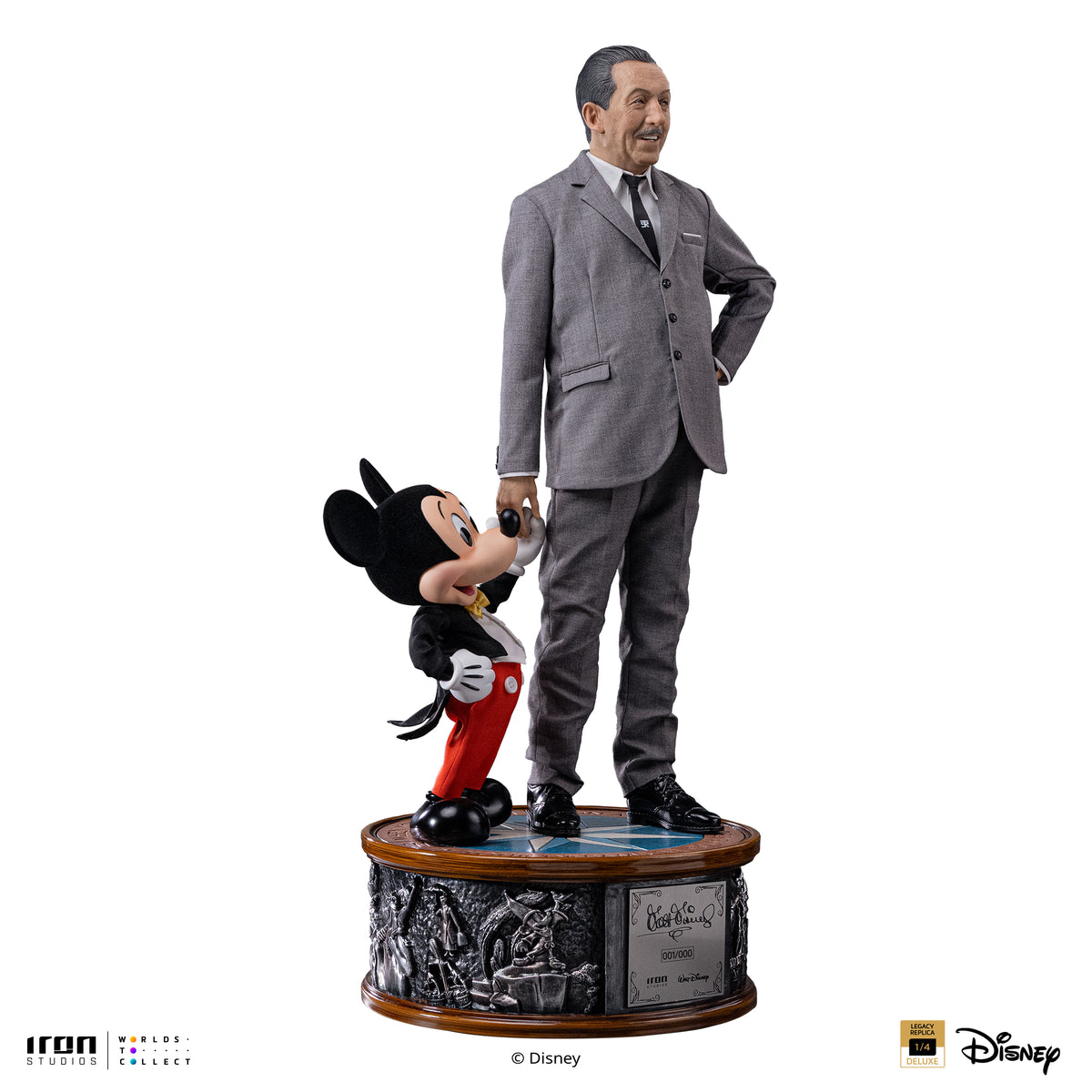 Walt Disney & Mickey Mouse Disney Classics 1/4 Scale Statue Pre-order