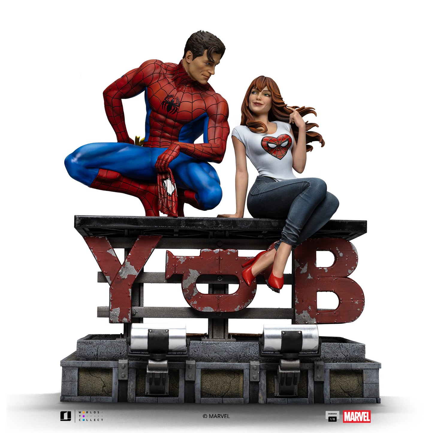 Spider-Man and Mary Jane Diorama 1/6 Scale Statue Pre-order