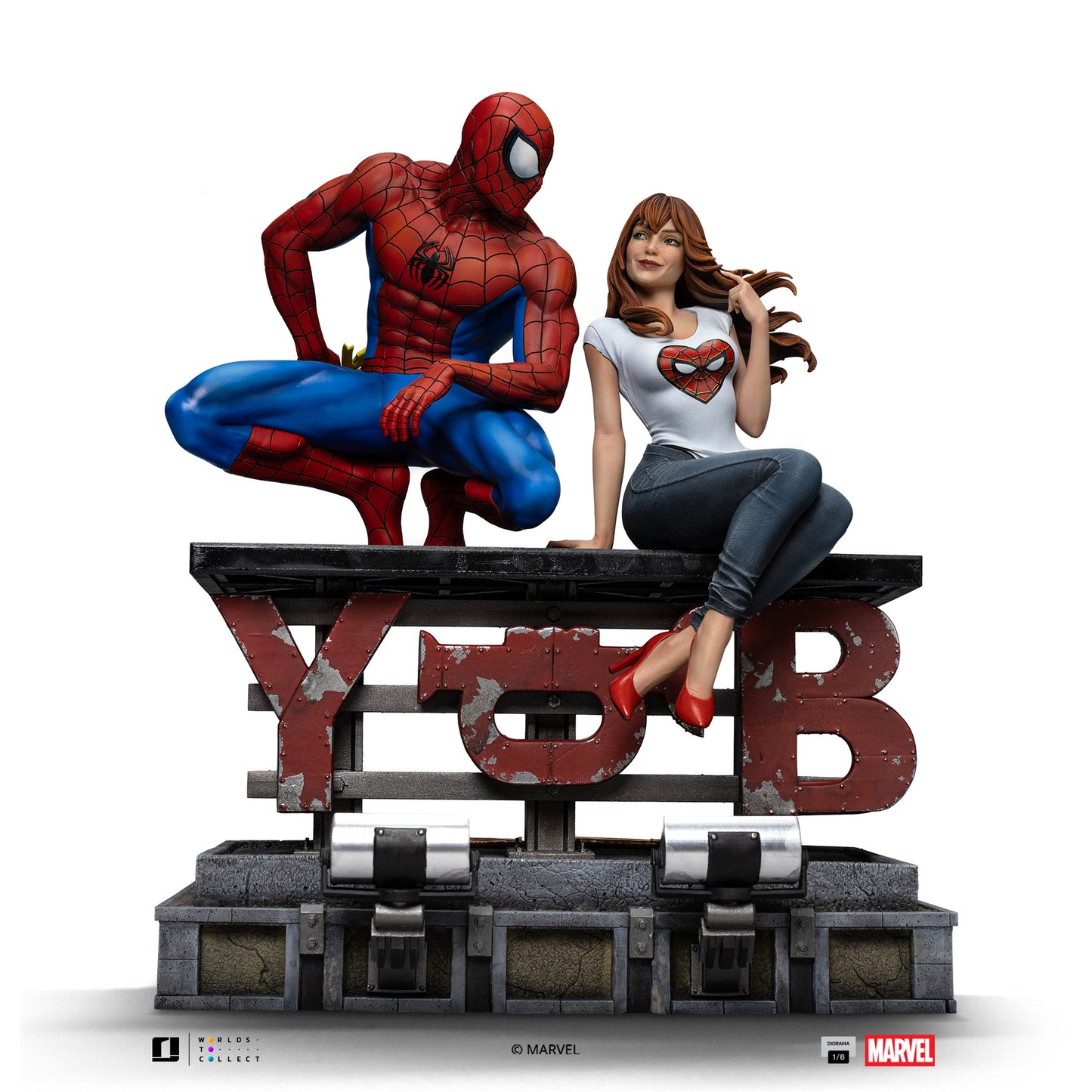 Spider-Man and Mary Jane Diorama 1/6 Scale Statue Pre-order
