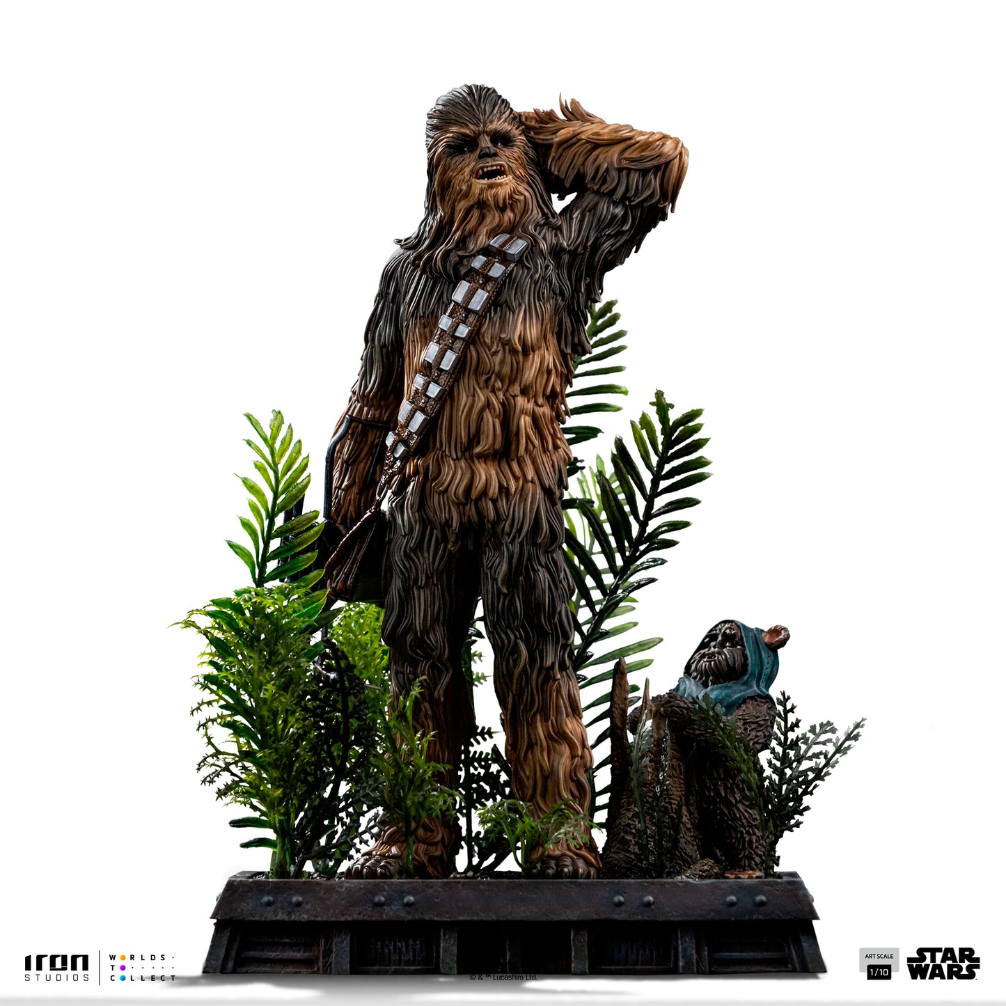 Chewbacca and Tokkat Star Wars ROTJ 1/10 Scale Statue Pre-order
