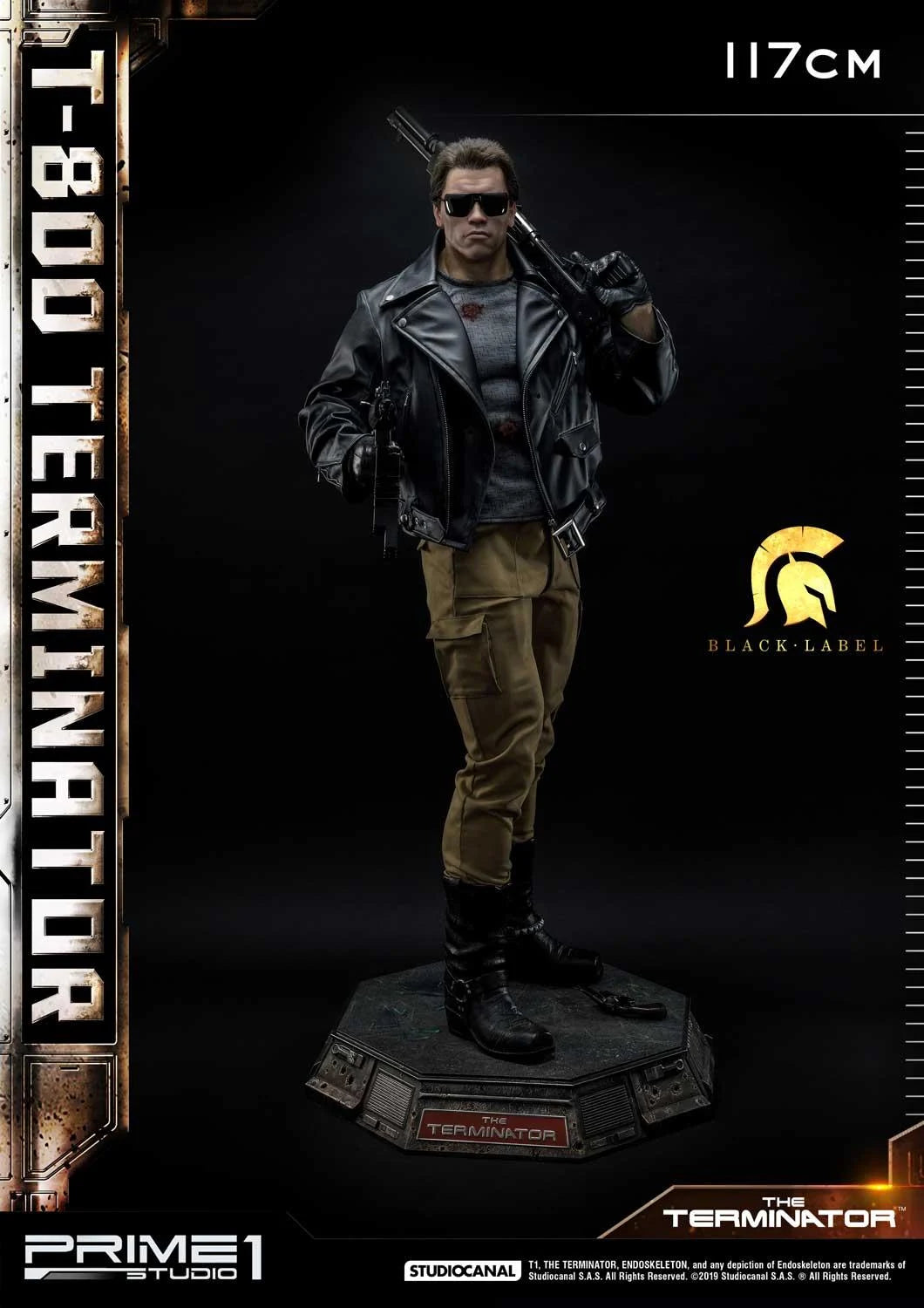 T-800 Arnold Schwarzenegger Terminator 1/2 Scale Statue