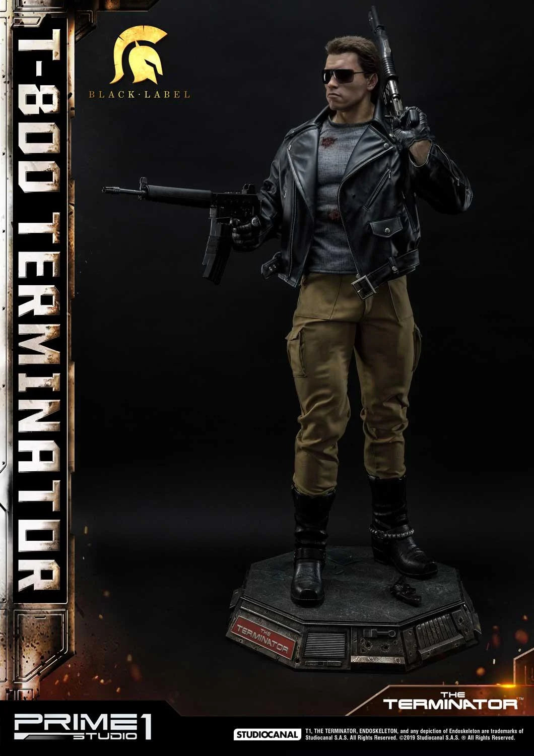 T-800 Arnold Schwarzenegger Terminator 1/2 Scale Statue