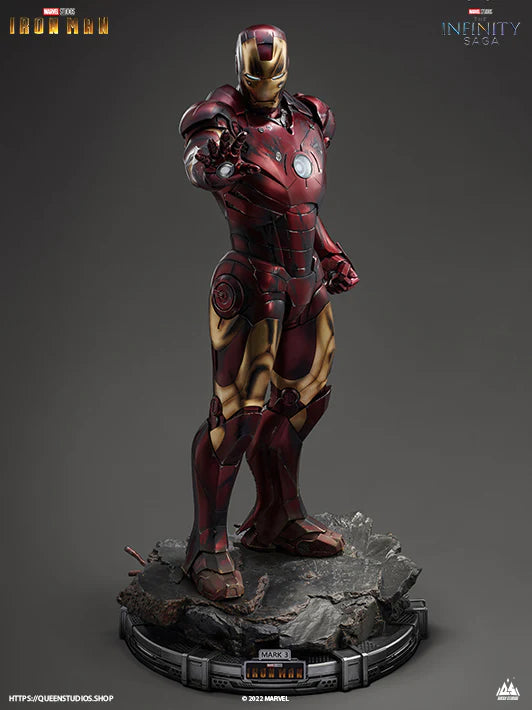 Iron Man Mark 3 Battle Damage 1/2 Scale Statue