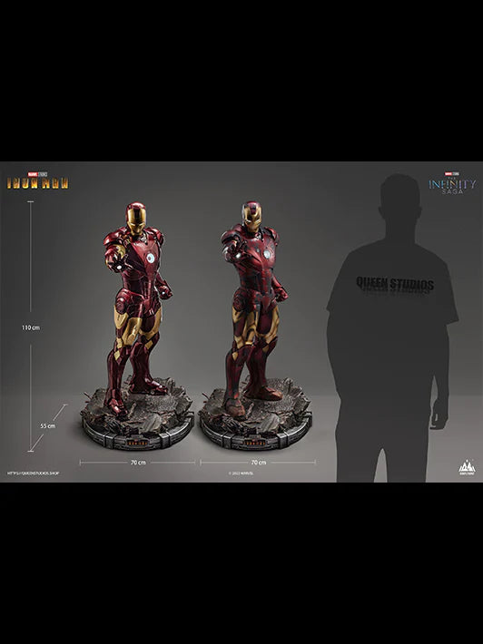 Iron Man Mark 3 Battle Damage 1/2 Scale Statue