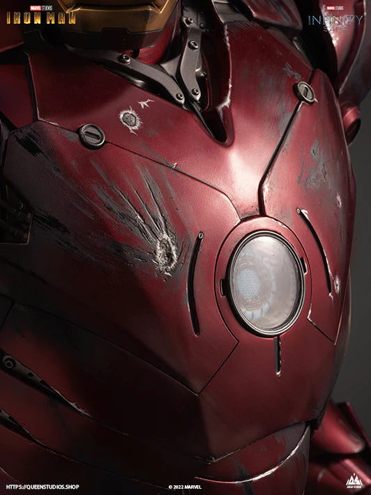 Iron Man Mark 3 Battle Damage 1/2 Scale Statue