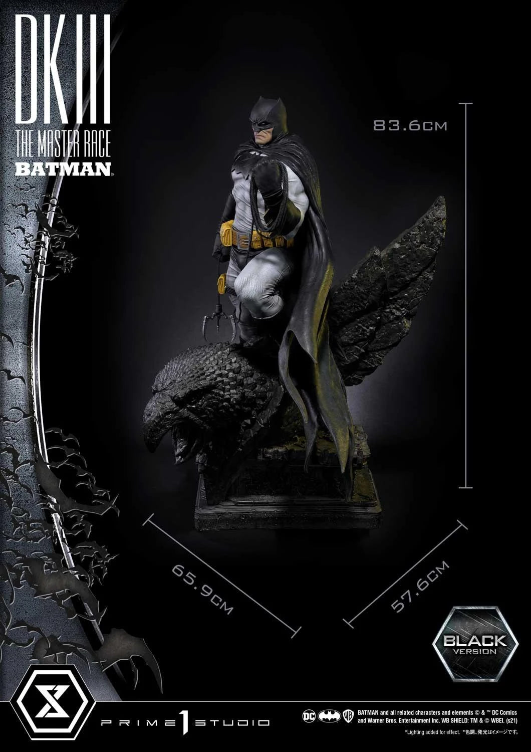 Batman Dark Knight III Master Race Black Version 1/3 Scale Statue