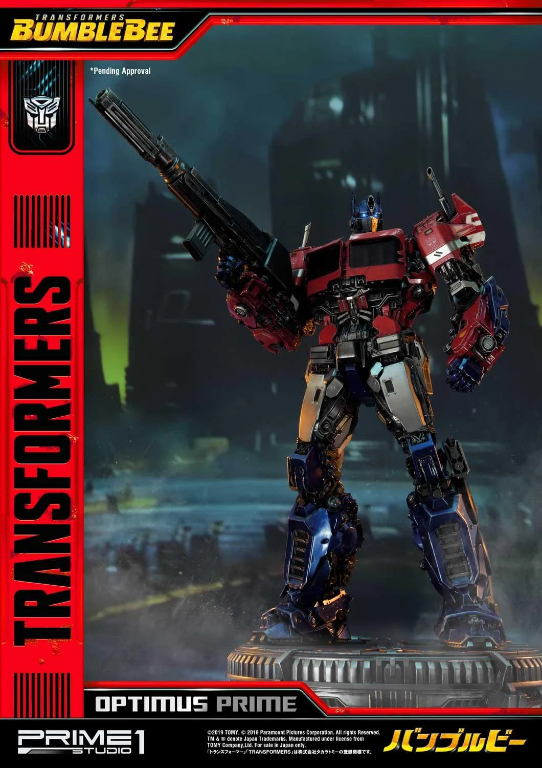 Optimus Prime EX Transformers Bumblebee Movie Cybertron Statue
