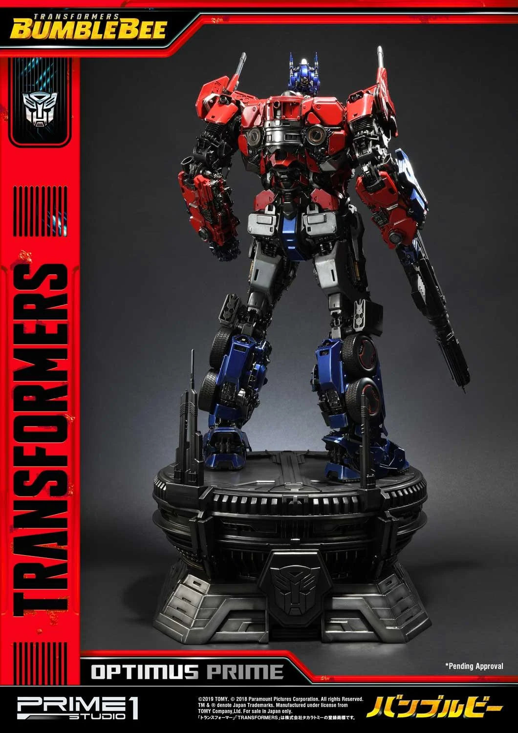 Optimus Prime EX Transformers Bumblebee Movie Cybertron Statue