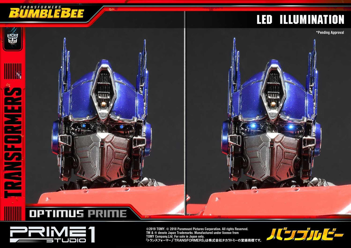 Optimus Prime EX Transformers Bumblebee Movie Cybertron Statue