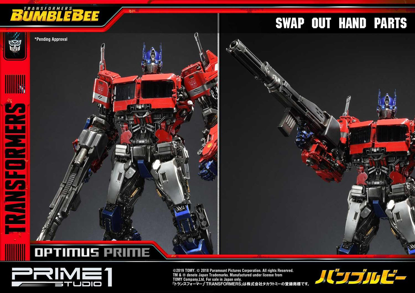 Optimus Prime EX Transformers Bumblebee Movie Cybertron Statue