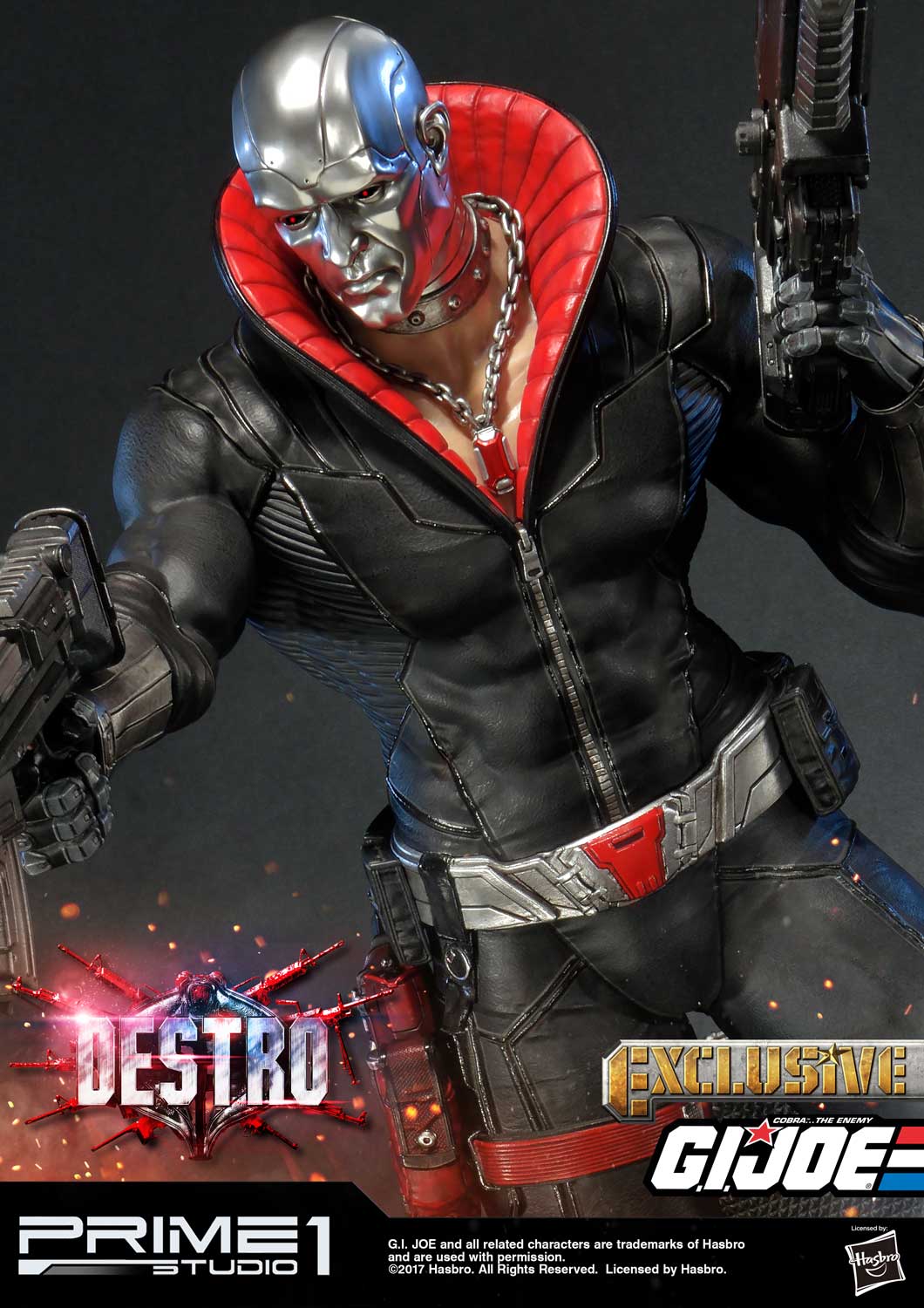 Destro Exclusive G.I. Joe 1/4 Scale Statue