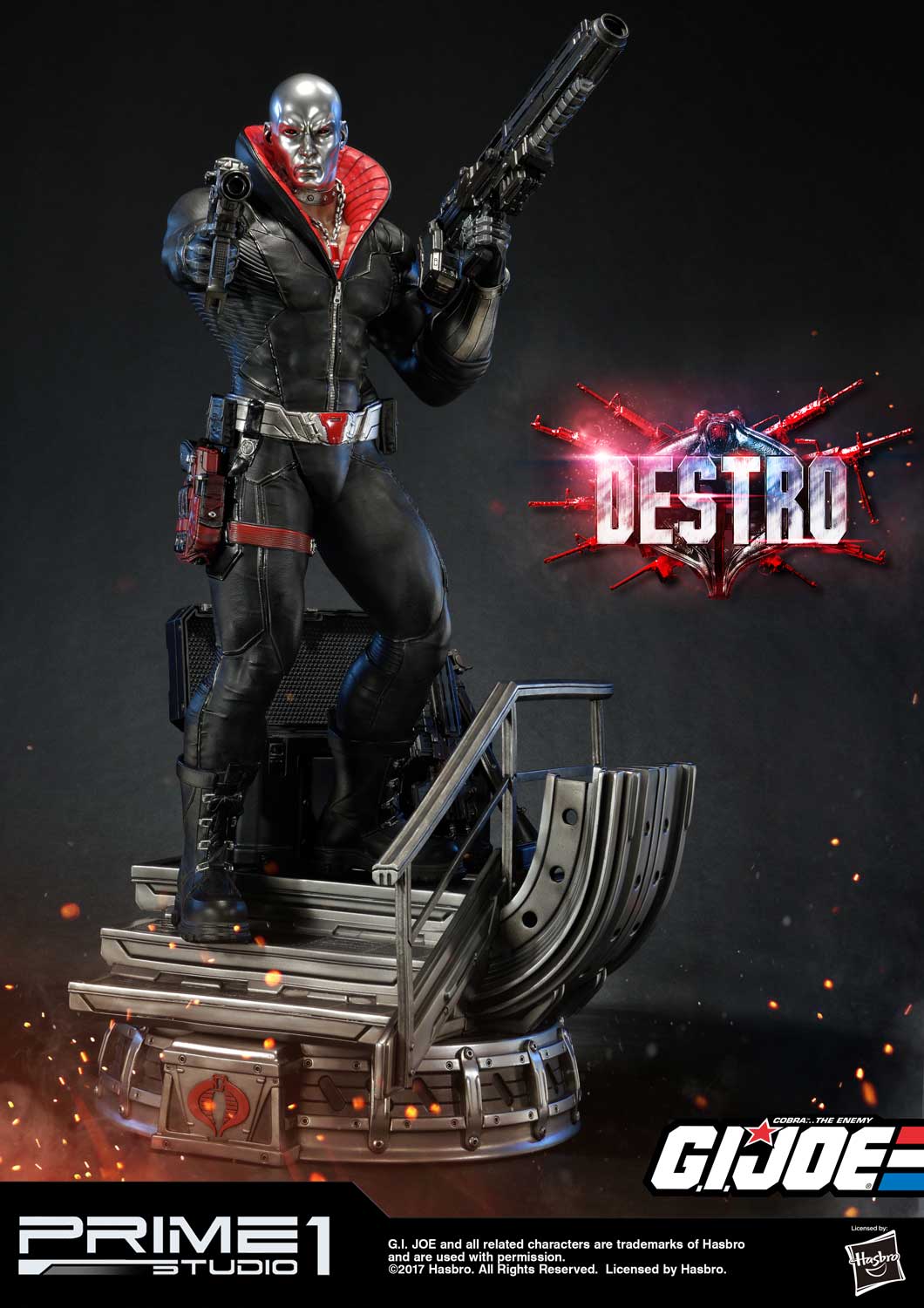 Destro Exclusive G.I. Joe 1/4 Scale Statue