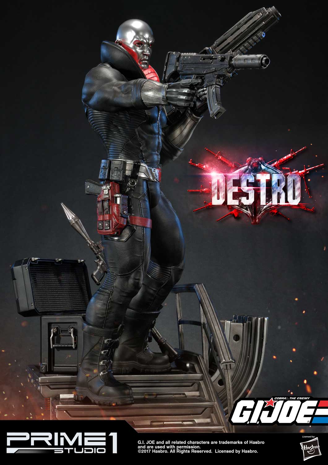 Destro Exclusive G.I. Joe 1/4 Scale Statue