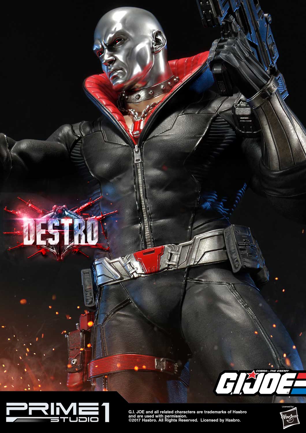 Destro Exclusive G.I. Joe 1/4 Scale Statue