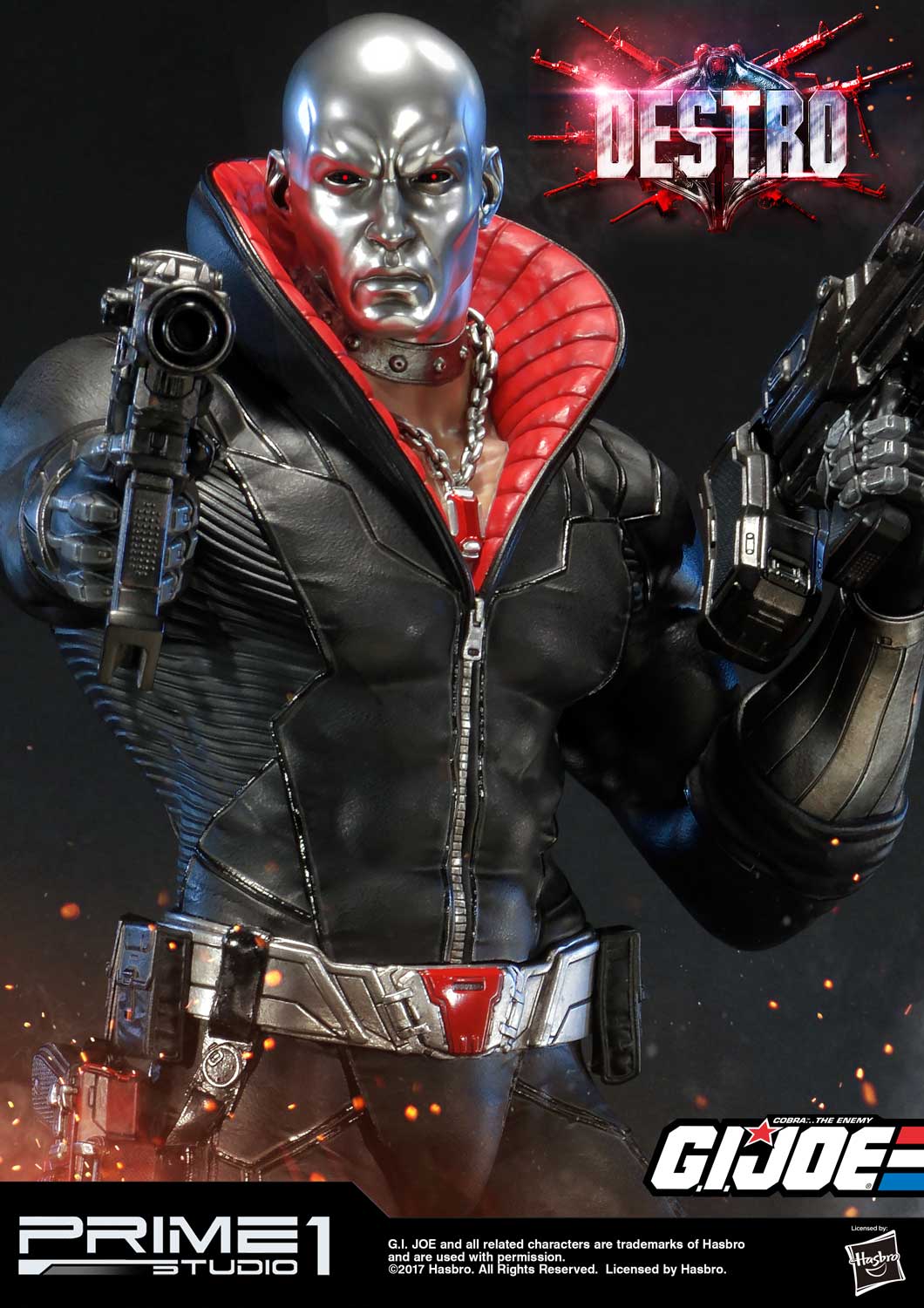 Destro Exclusive G.I. Joe 1/4 Scale Statue