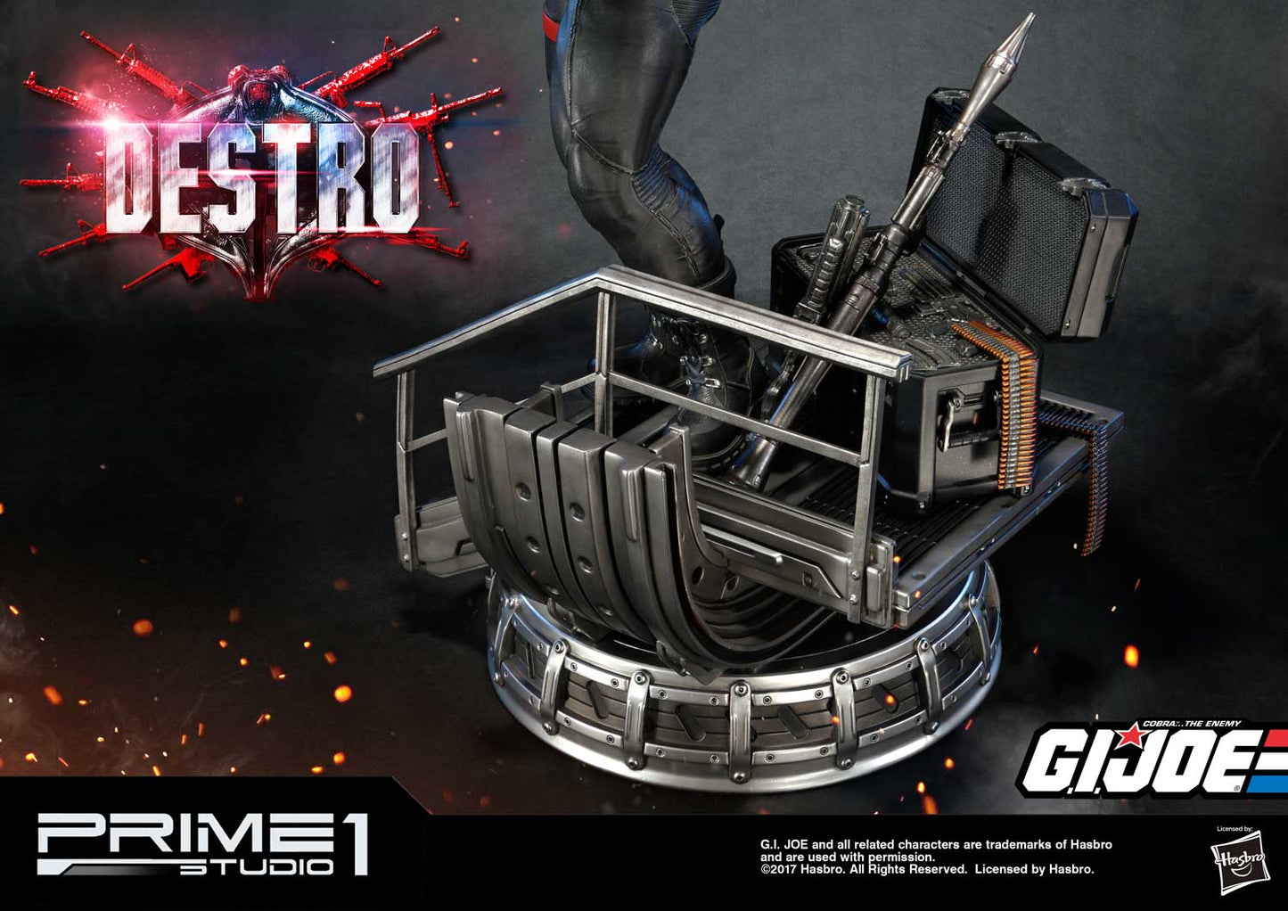 Destro Exclusive G.I. Joe 1/4 Scale Statue
