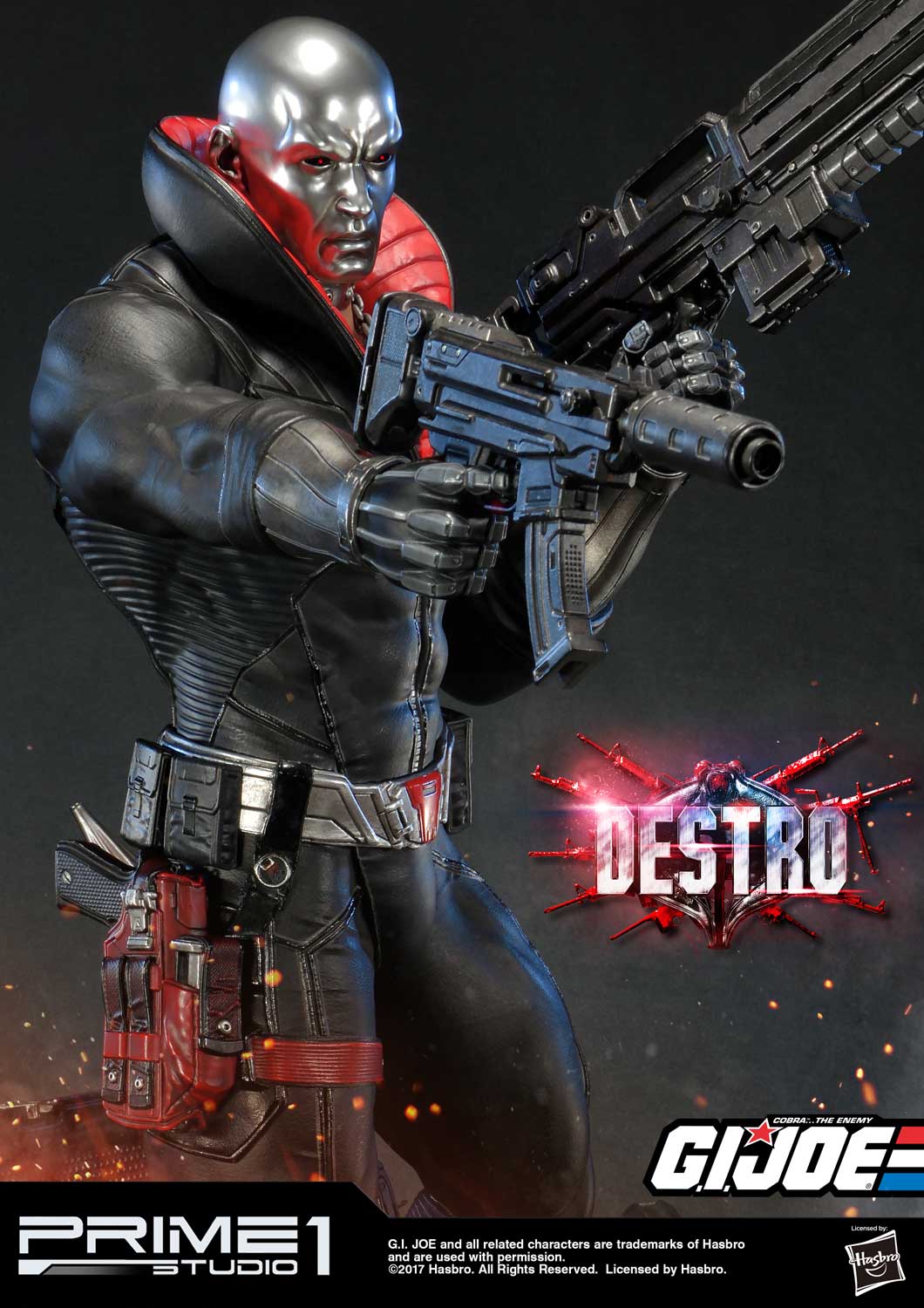 Destro Exclusive G.I. Joe 1/4 Scale Statue