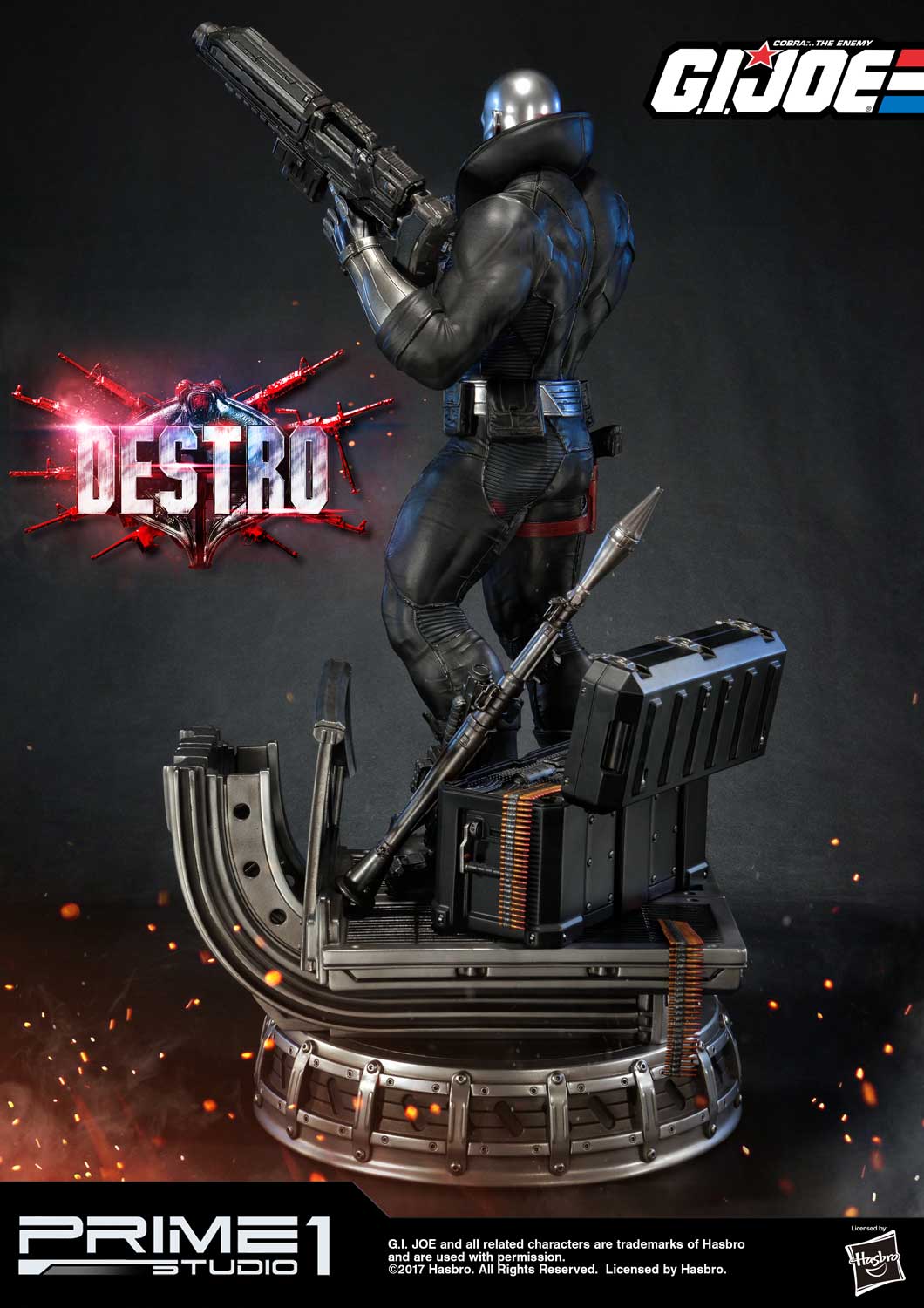 Destro Exclusive G.I. Joe 1/4 Scale Statue