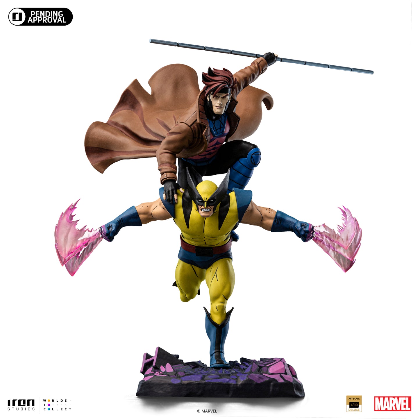 Gambit & Wolverine X-Men '97 1/10 Scale Statue