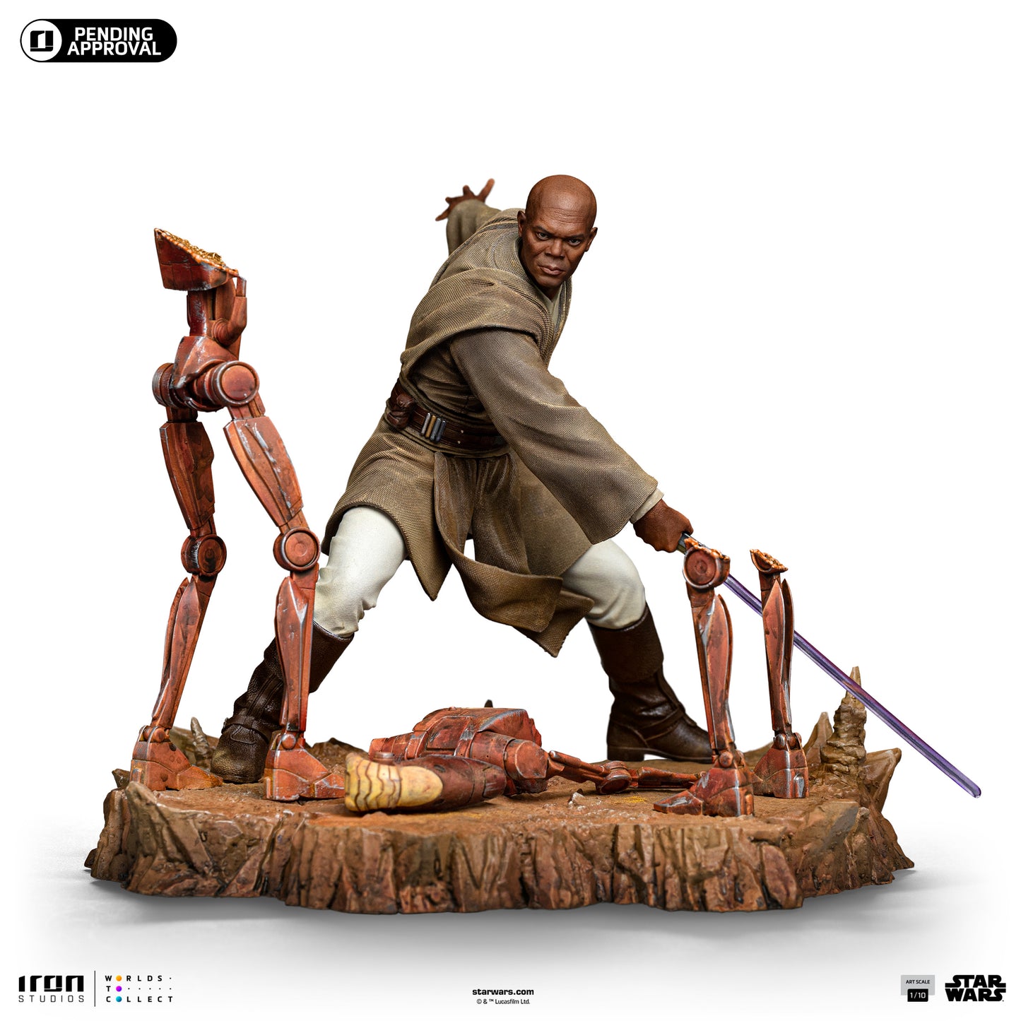 Mace Windu Star Wars 1/10 Scale Statue Pre-order
