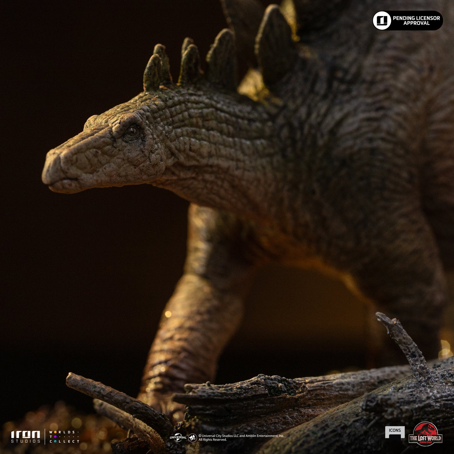 Stegosaurus The Lost World Jurassic Park Icons Non-scale Statue Pre-order