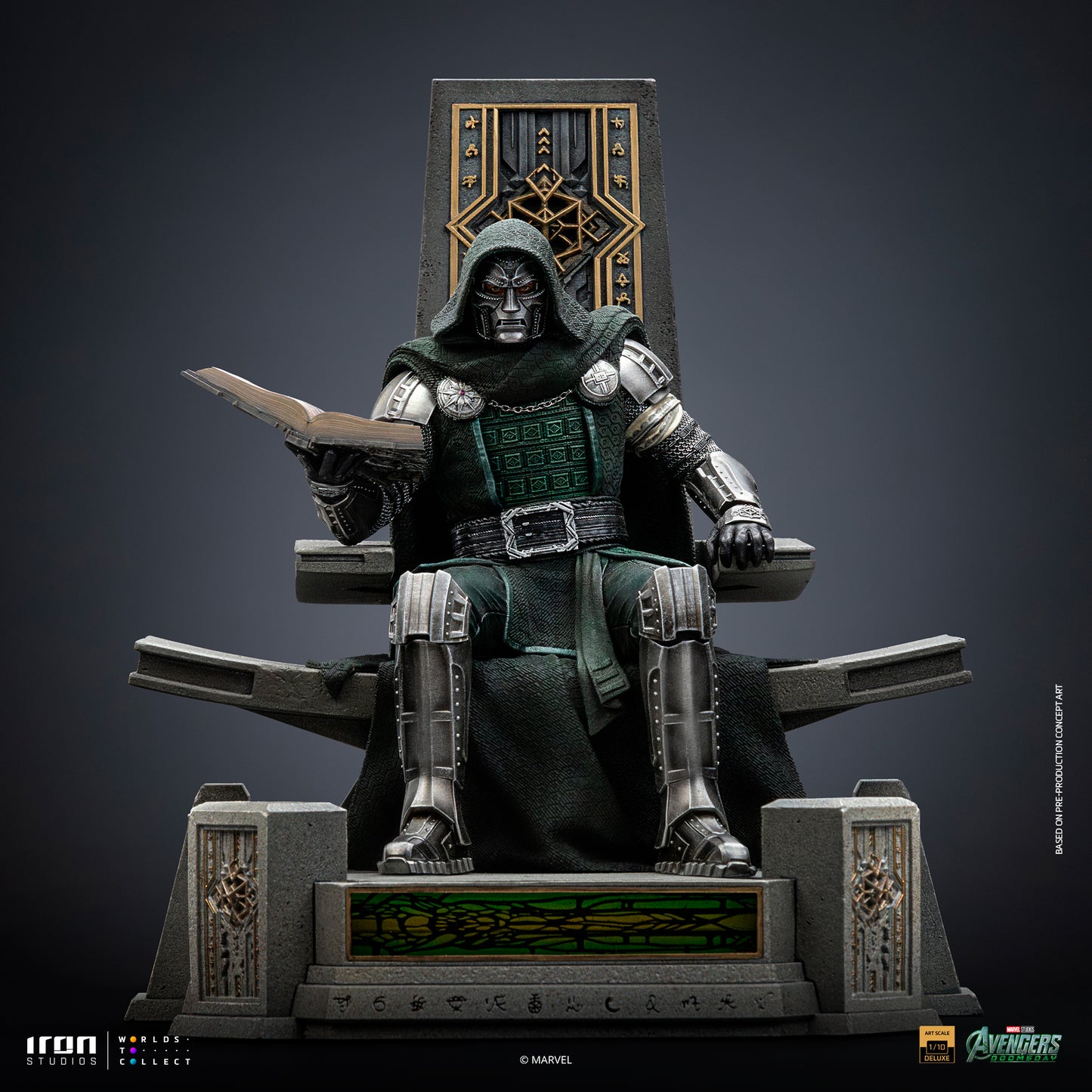 Doctor Doom on Throne Avengers Doomsday 1/10 Scale Statue Pre-order