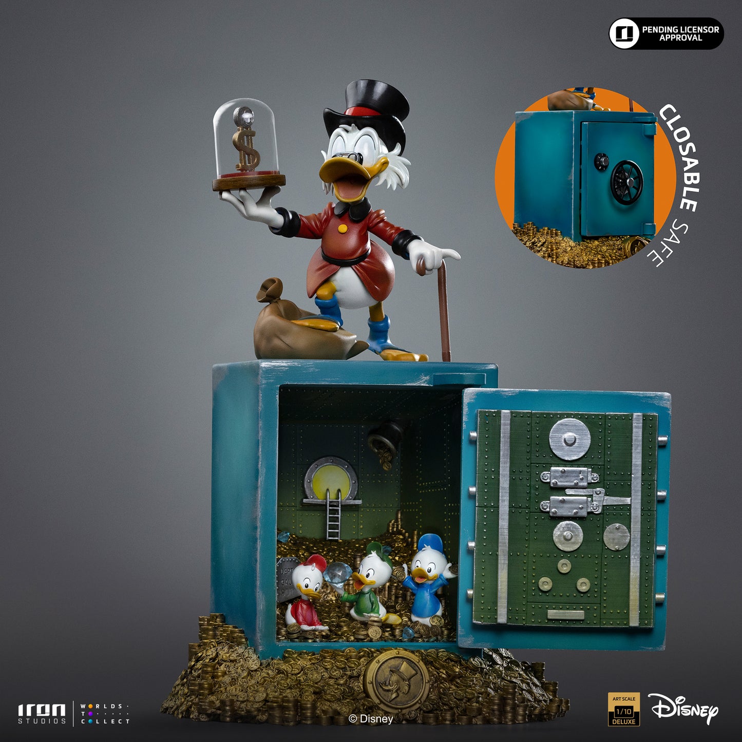Uncle Scrooge Mcduck and Nephews DuckTales 1/10 Scale Statue Pre-order